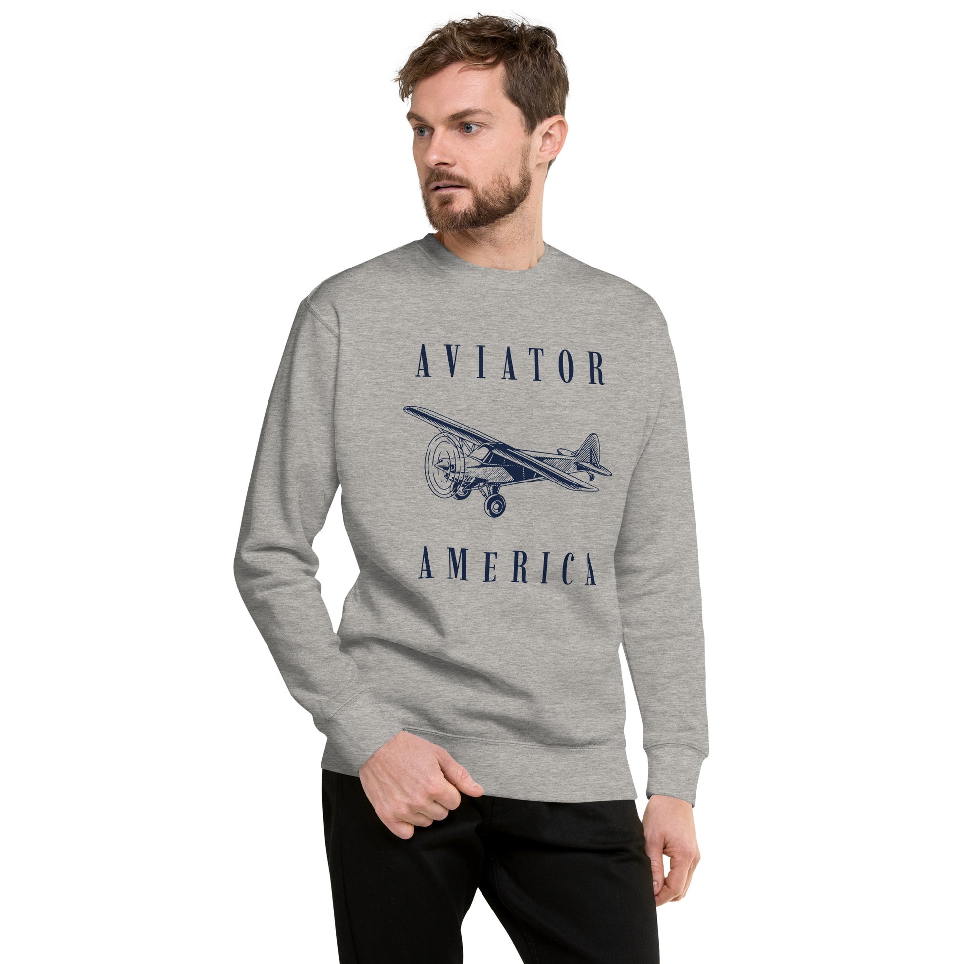 Aviator Unisex Premium Sweatshirt - Activewear Well