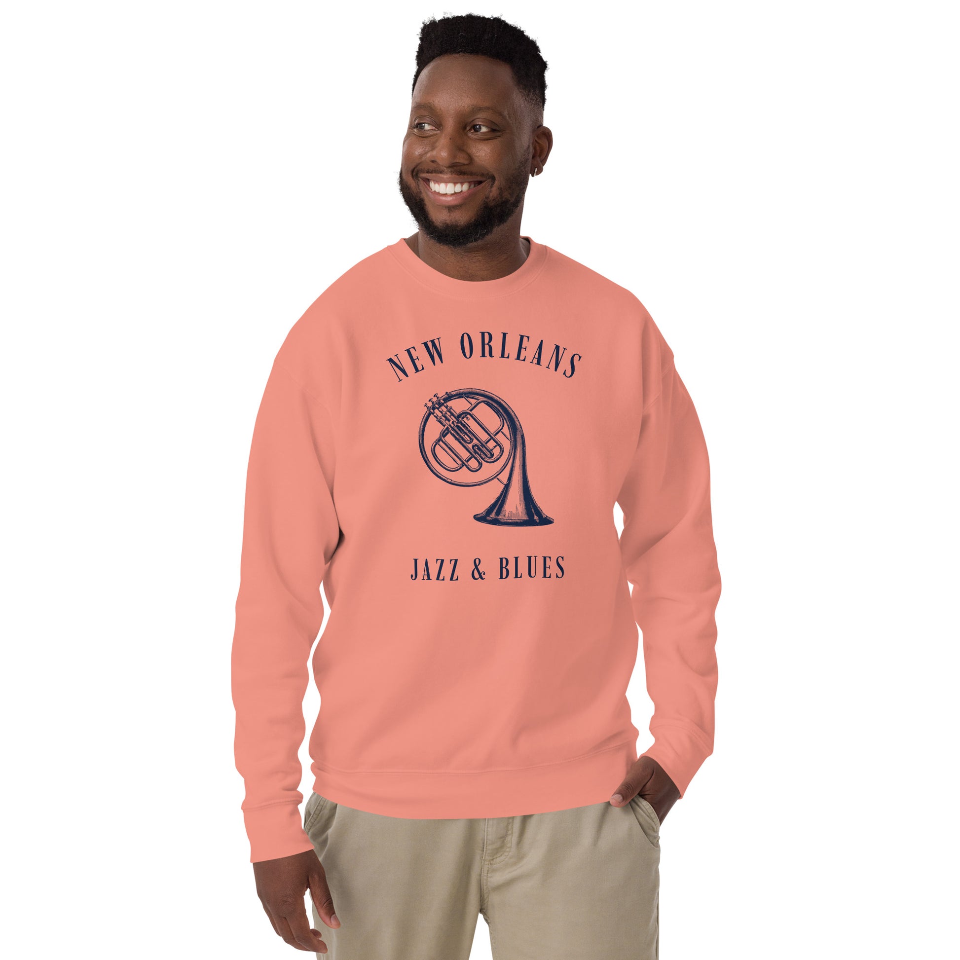 New Orleans Music Unisex Premium Sweatshirt - Activewear Well