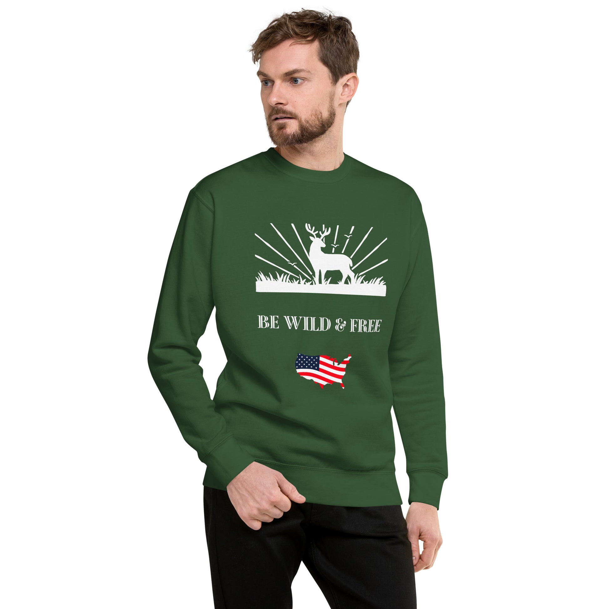 Wild & Free Unisex Premium Sweatshirt - Activewear Well