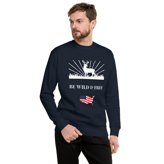 Wild & Free Unisex Premium Sweatshirt - Activewear Well