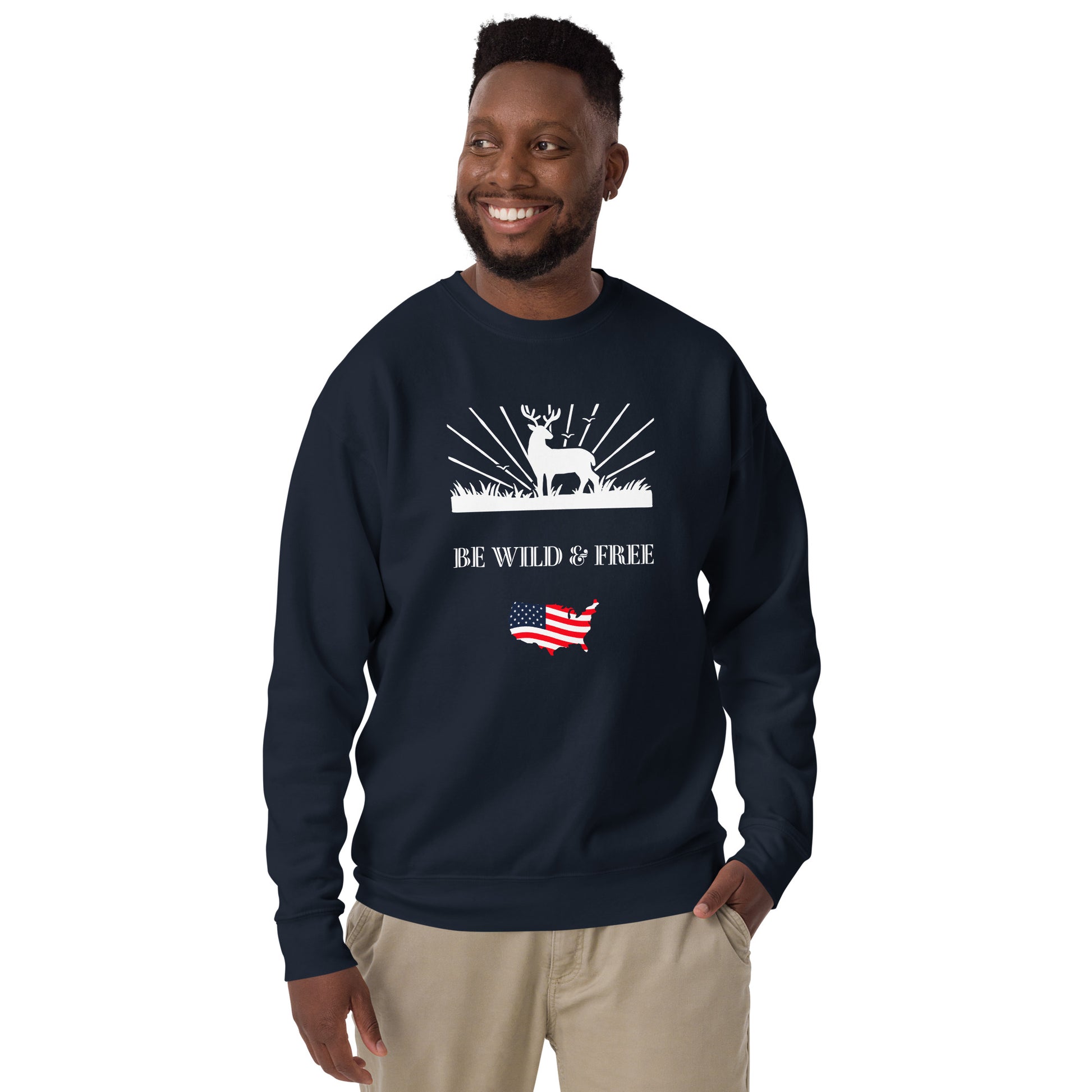 Wild & Free Unisex Premium Sweatshirt - Activewear Well