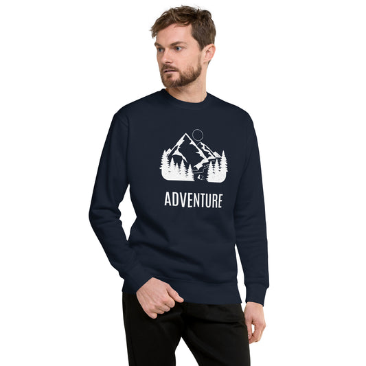 Rocky Mountains Unisex Premium Sweatshirt - Activewear Well