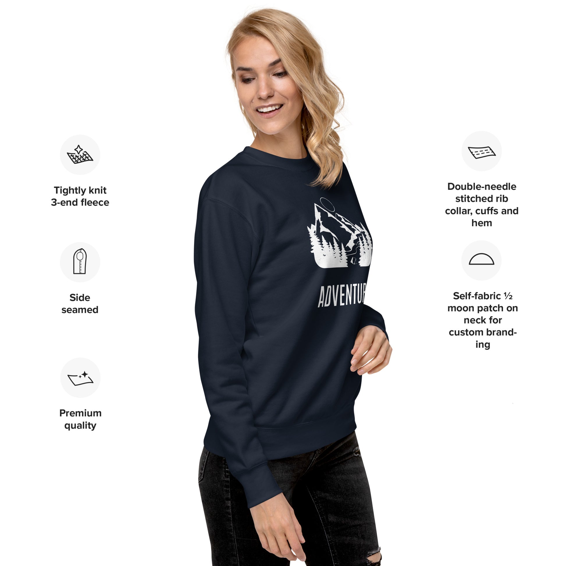 Rocky Mountains Unisex Premium Sweatshirt - Activewear Well