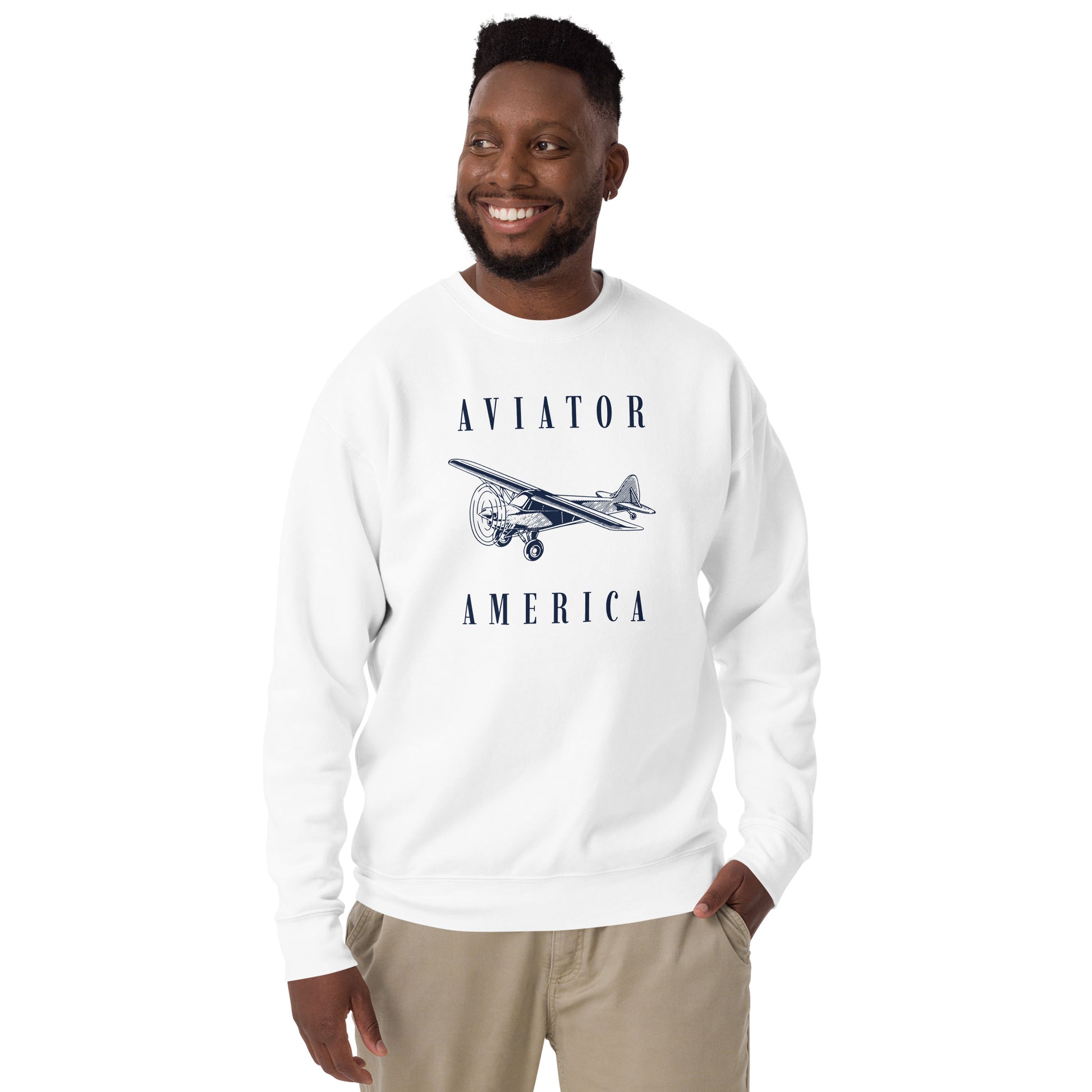 Aviator Unisex Premium Sweatshirt - Activewear Well