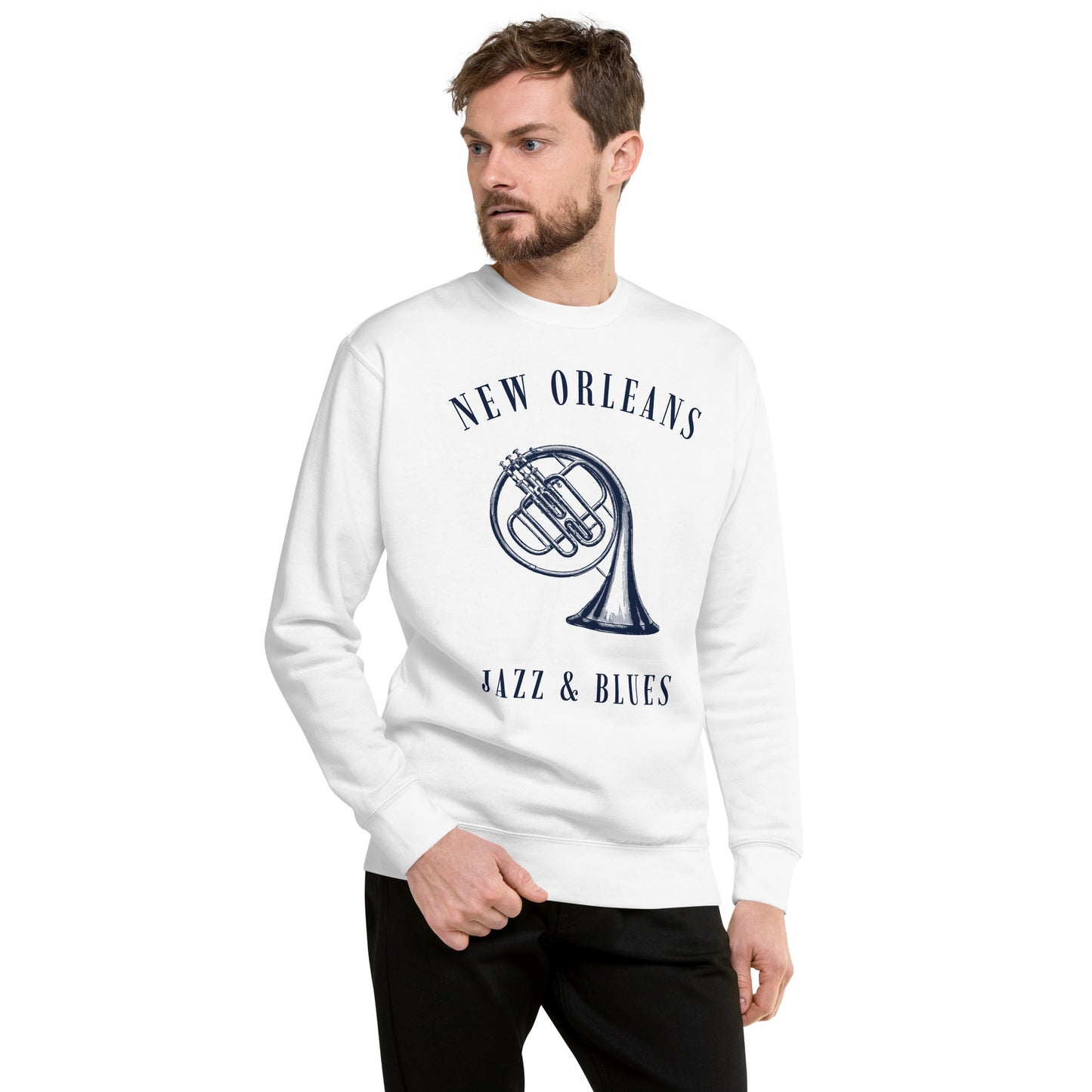 New Orleans Music Unisex Premium Sweatshirt - Activewear Well