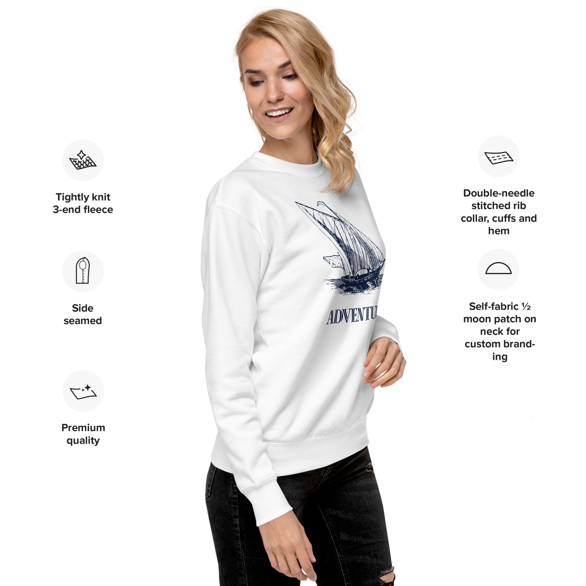 Ocean Adventure Unisex Premium Sweatshirt - Activewear Well