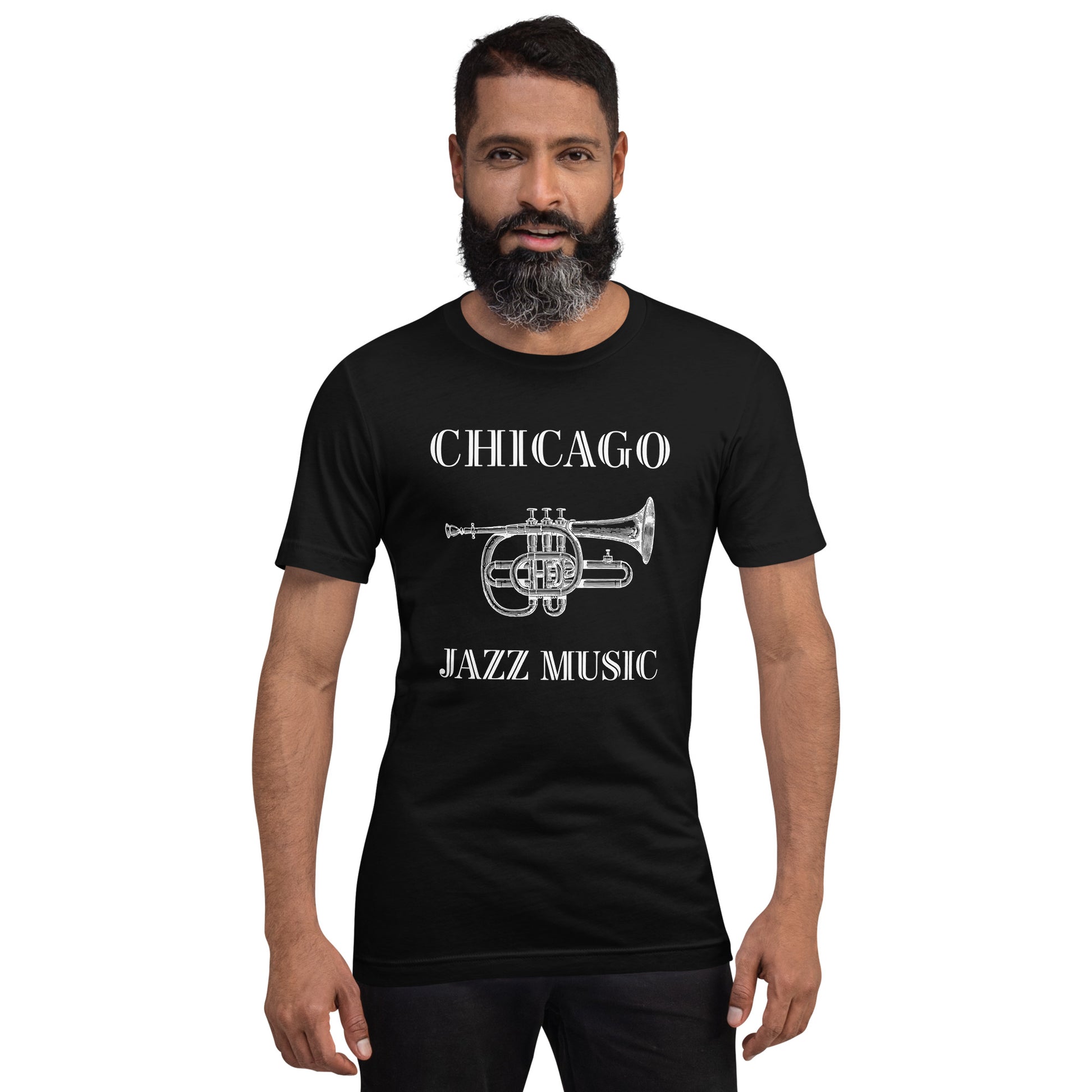 Chicago Jazz Men/Unisex T-Shirt - Activewear Well