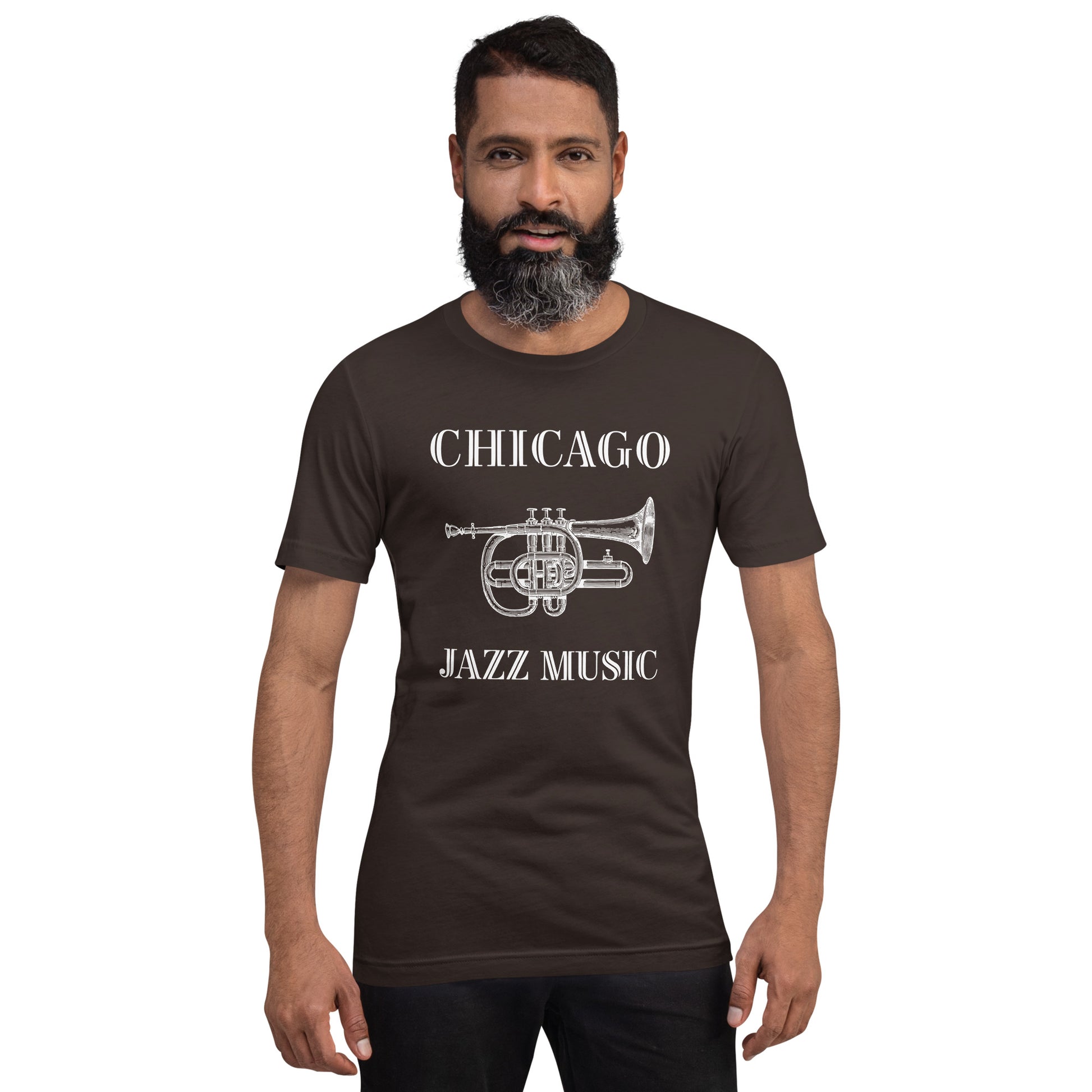 Chicago Jazz Men/Unisex T-Shirt - Activewear Well