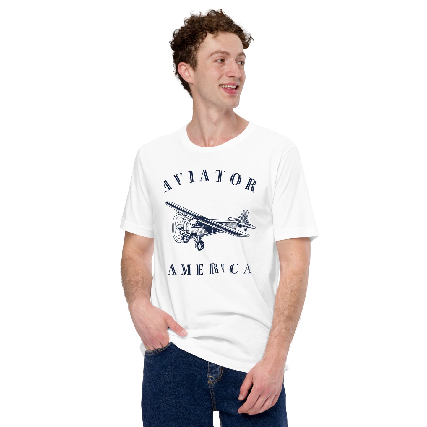 Aviator Men/Unisex T-Shirt - Activewear Well