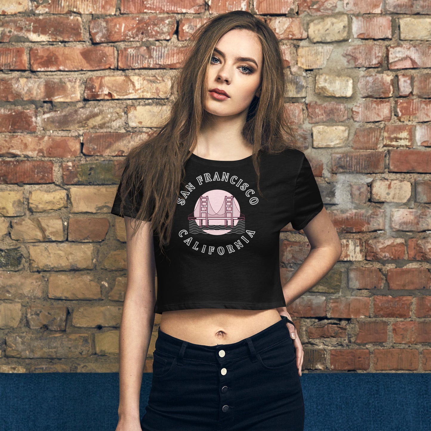 San Francisco Women’s Crop Tee - Activewear Well