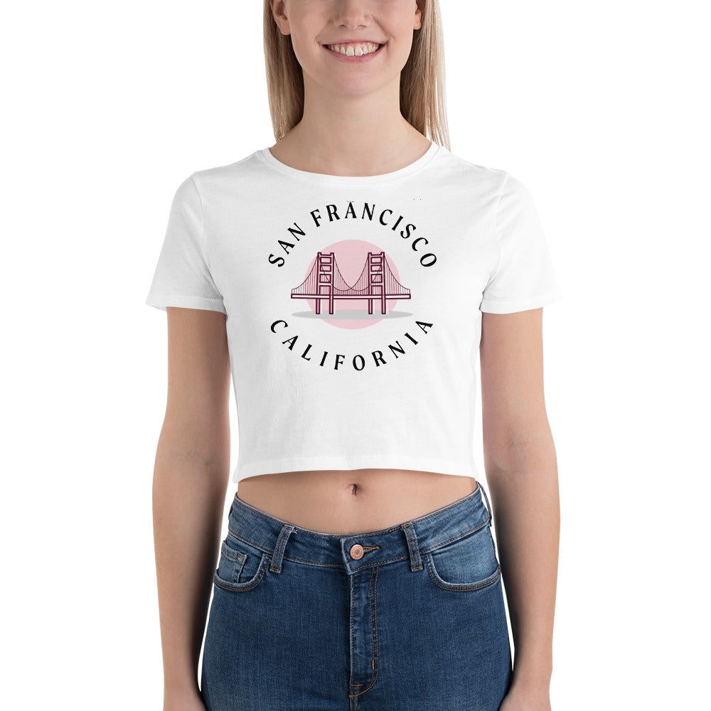 San Francisco Women’s Crop Tee - Activewear Well