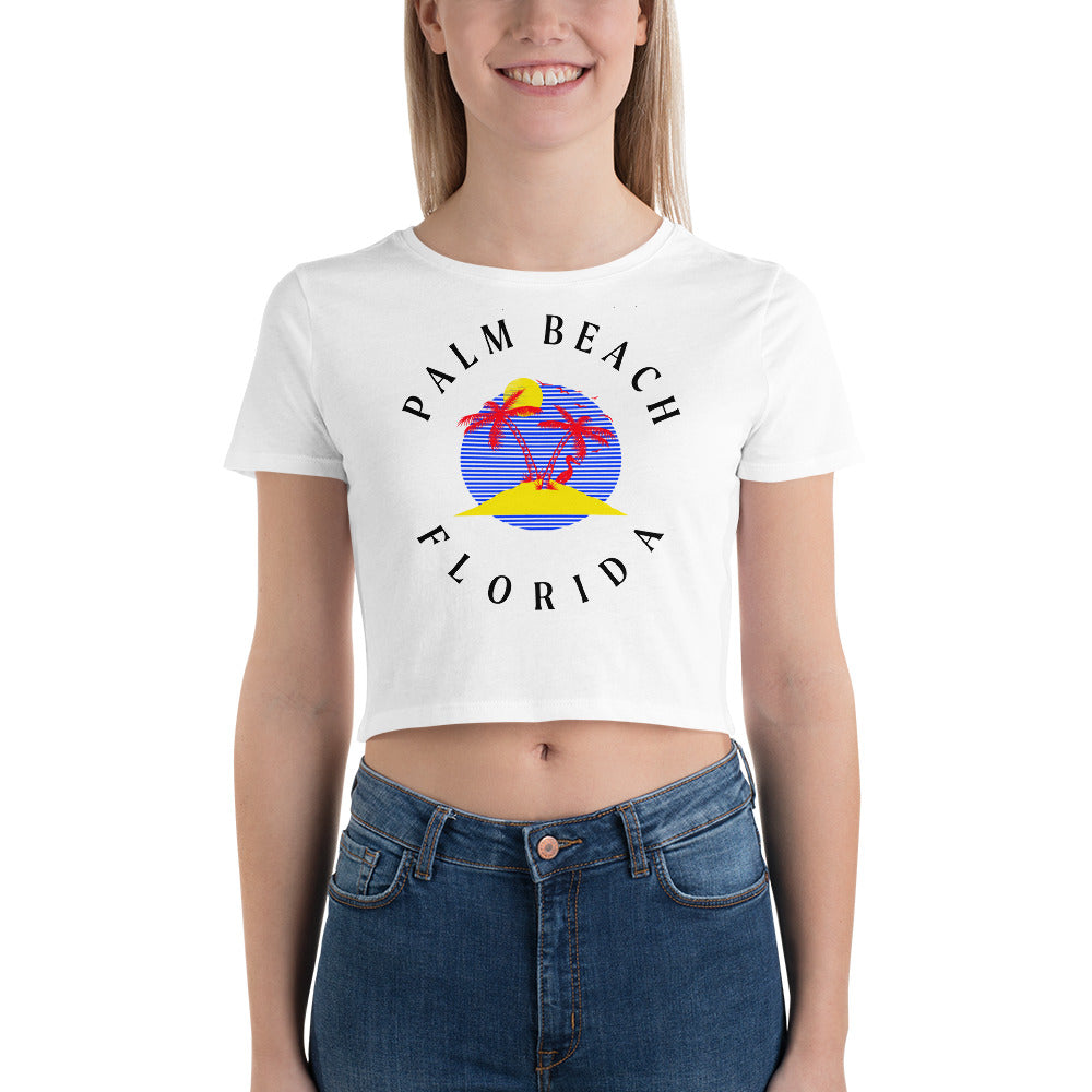 Palm Beach Women’s Crop Tee - Activewear Well