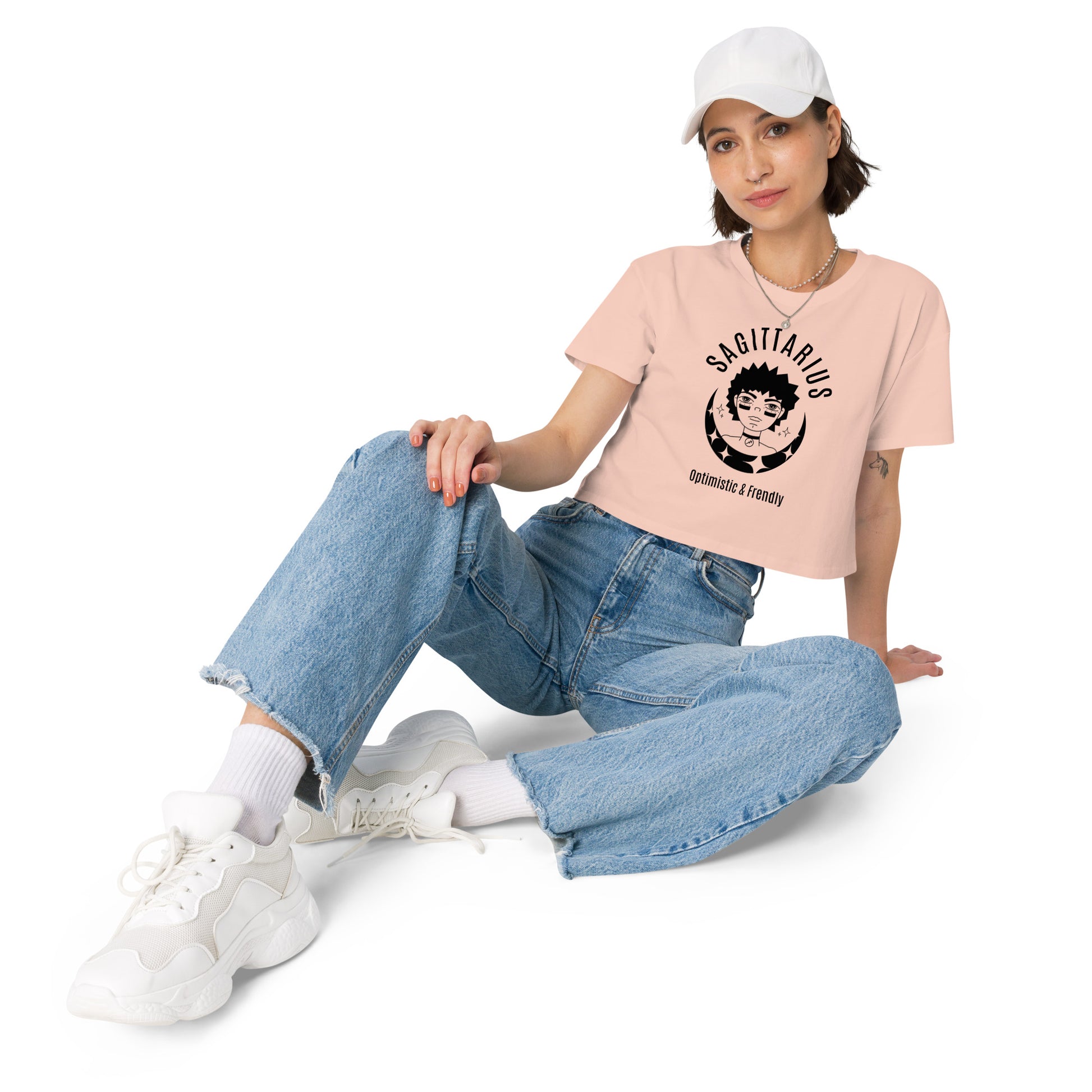 Sagittarius Women’s crop top - Activewear Well