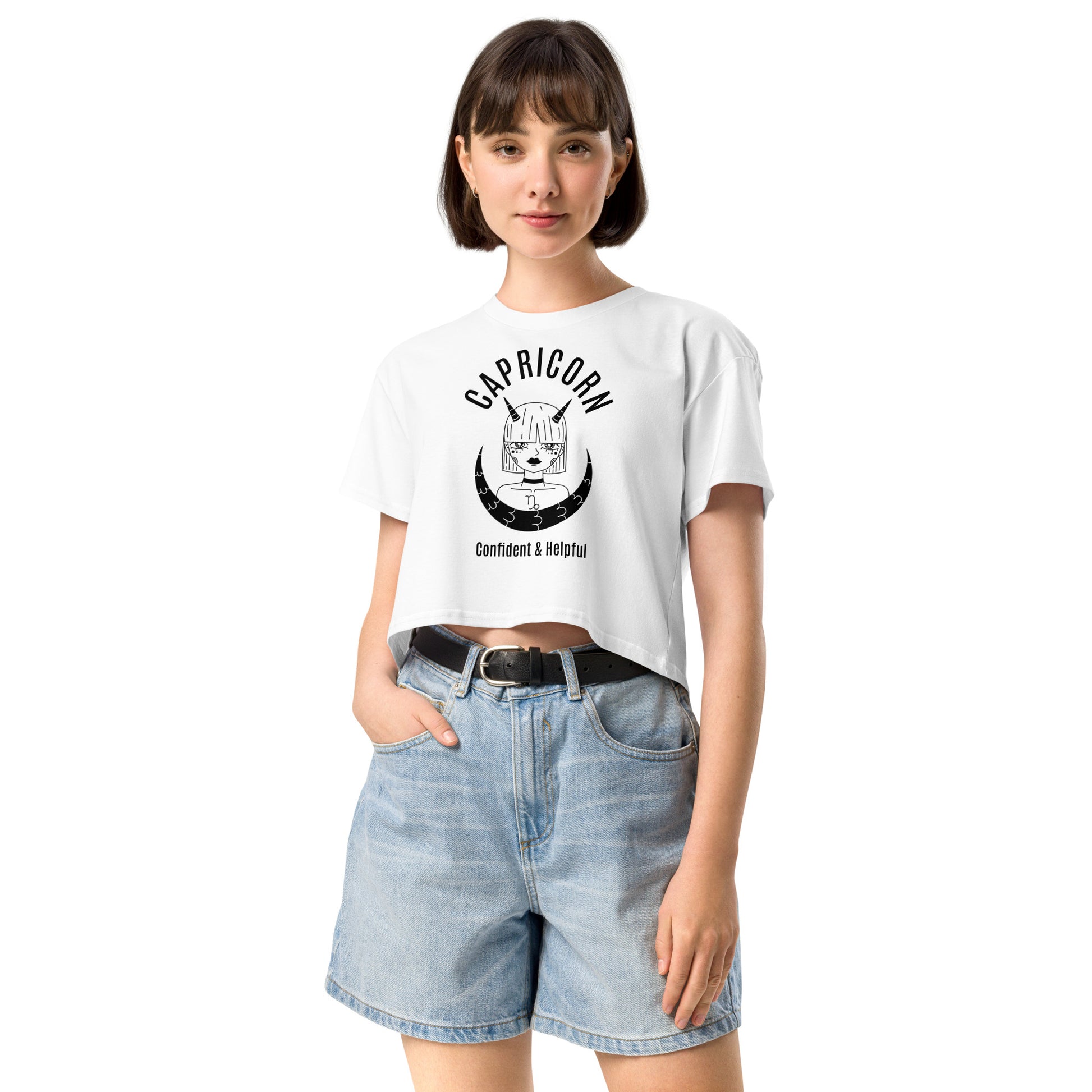 Capricorn Women’s crop top - Activewear Well