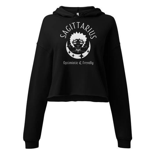 Sagittarius Crop Hoodie - Activewear Well