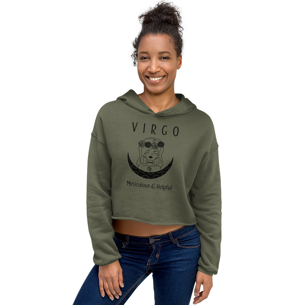 Virgo Women's Crop Hoodie - Activewear Well