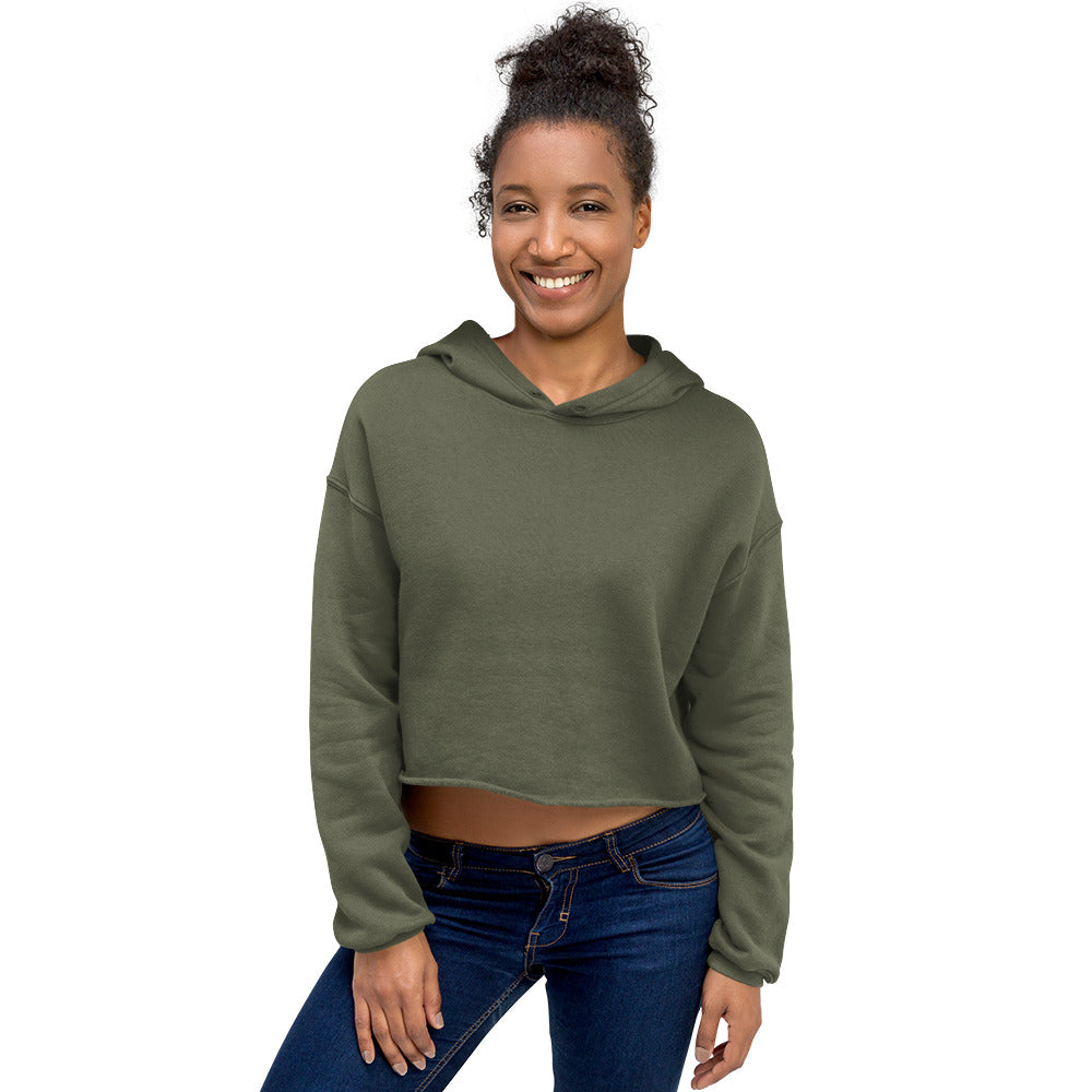 Liberty Women's Printed Crop Hoodie - Activewear Well