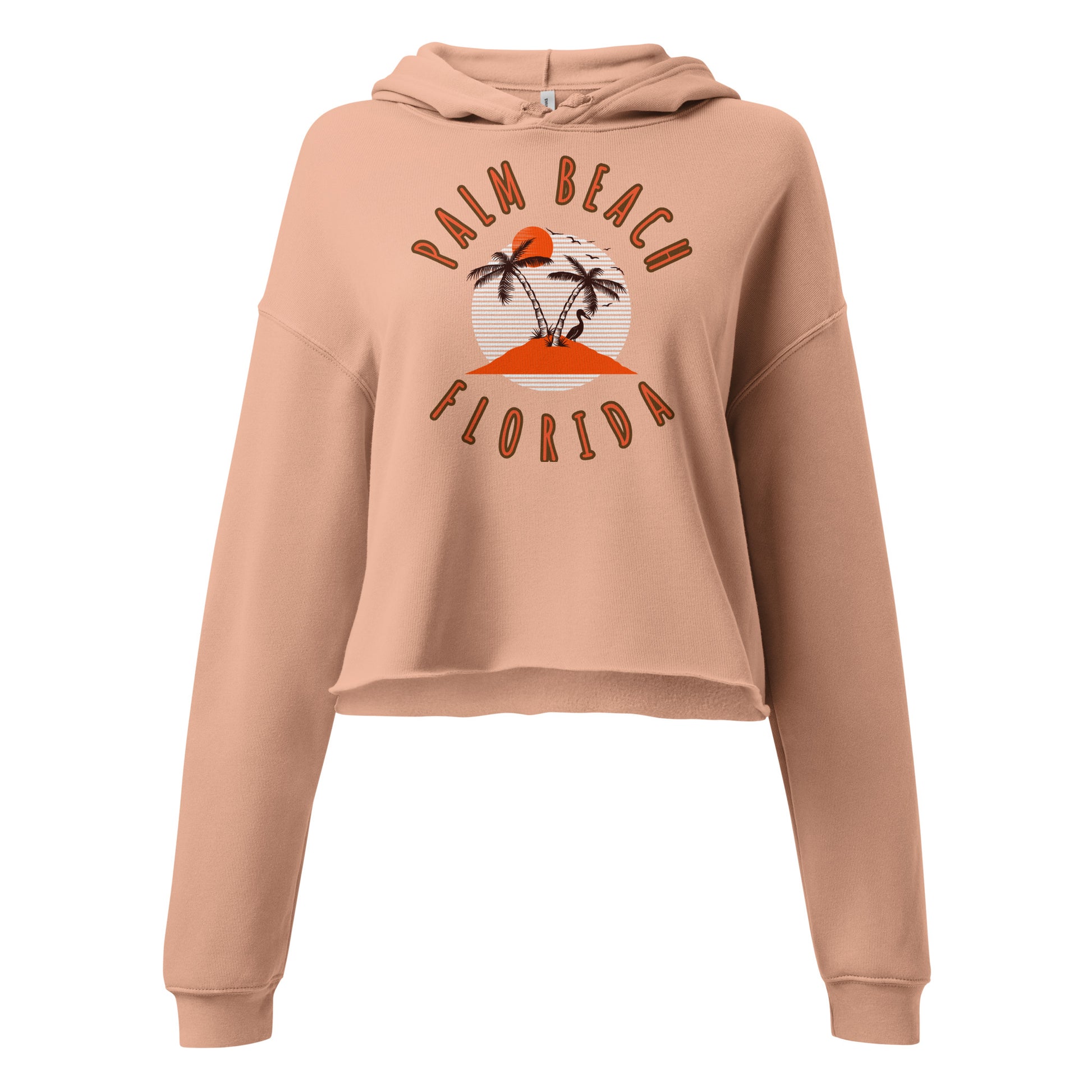 Palm Beach Women's Crop Hoodie - Activewear Well
