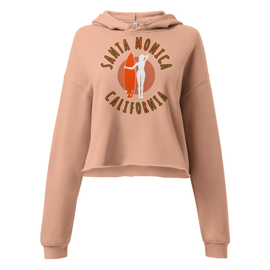 Santa Monica Women's Crop Hoodie - Activewear Well