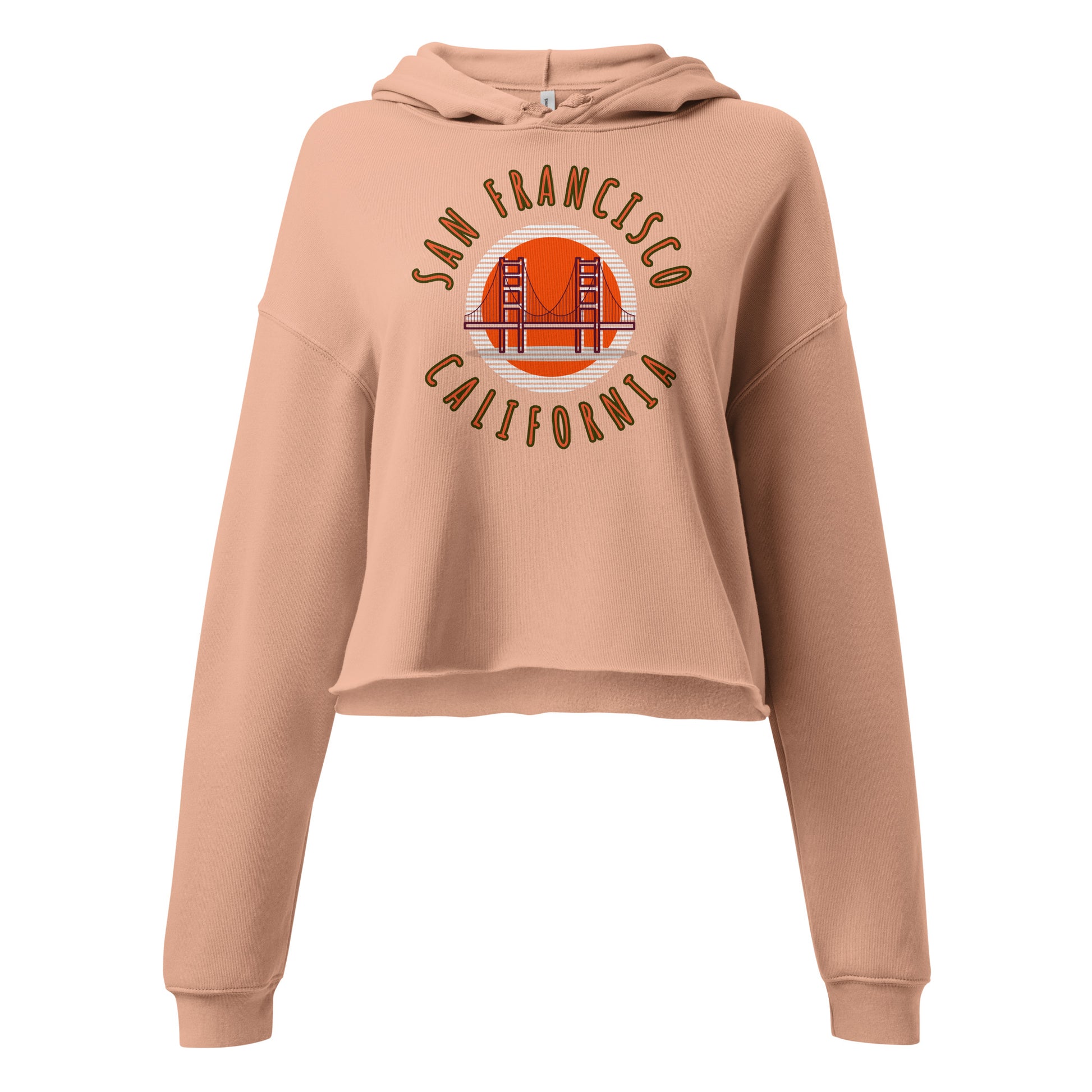 San Francisco Women's Crop Hoodie - Activewear Well