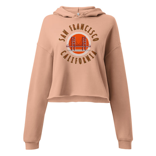 San Francisco Women's Crop Hoodie - Activewear Well