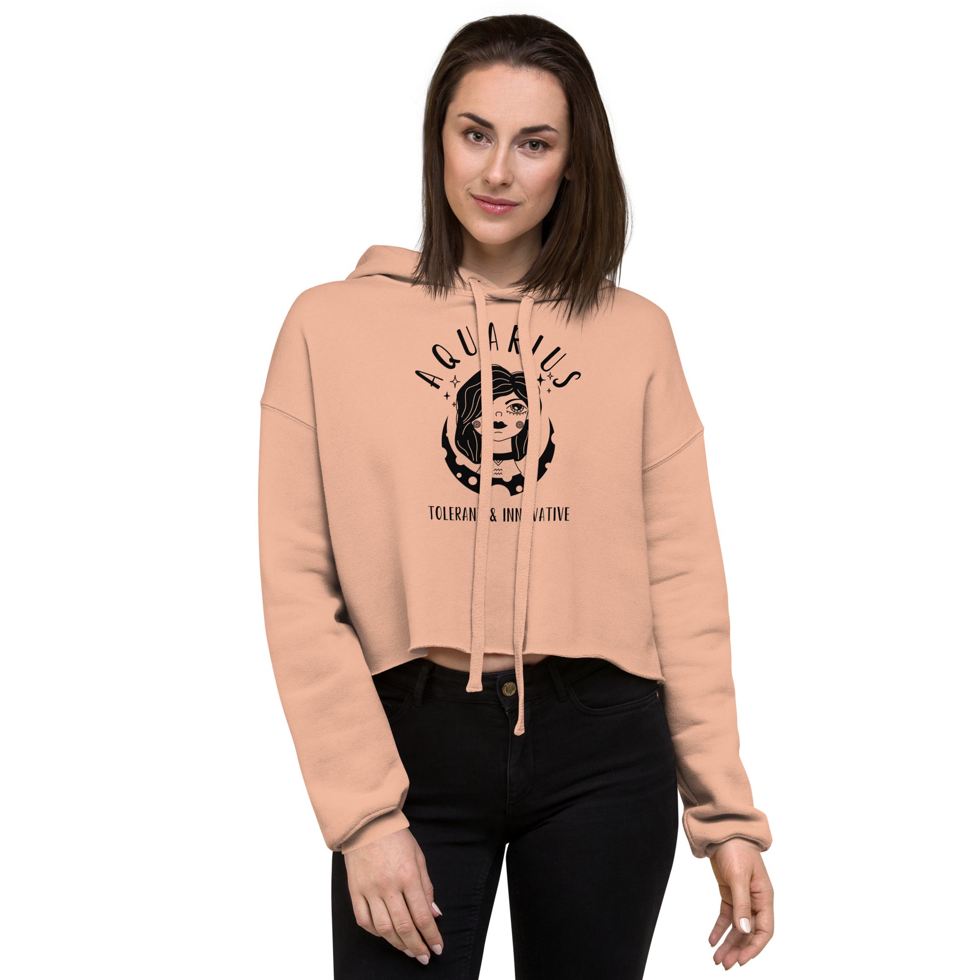 Aquarius Women's Crop Hoodie - Activewear Well