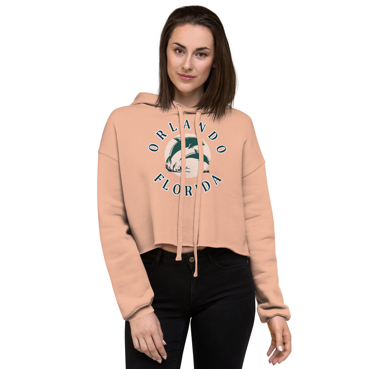 Orlando - Women's Crop Hoodie - Activewear Well