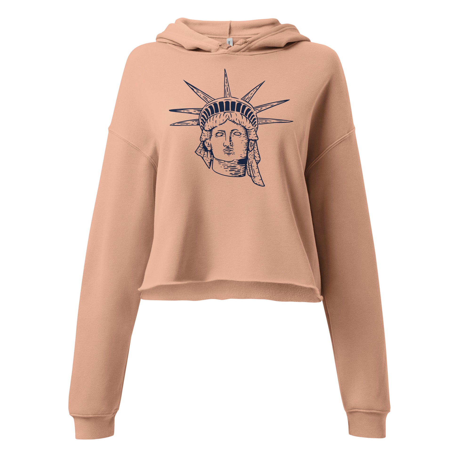 Liberty Printed Crop Hoodie - Activewear Well