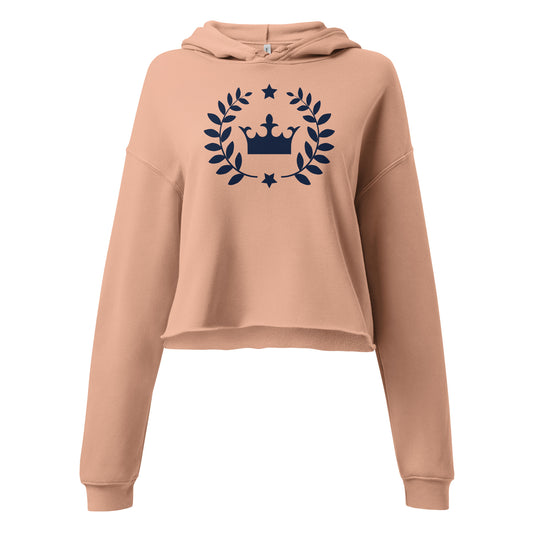 Victory Printed  Crop Hoodie - Activewear Well