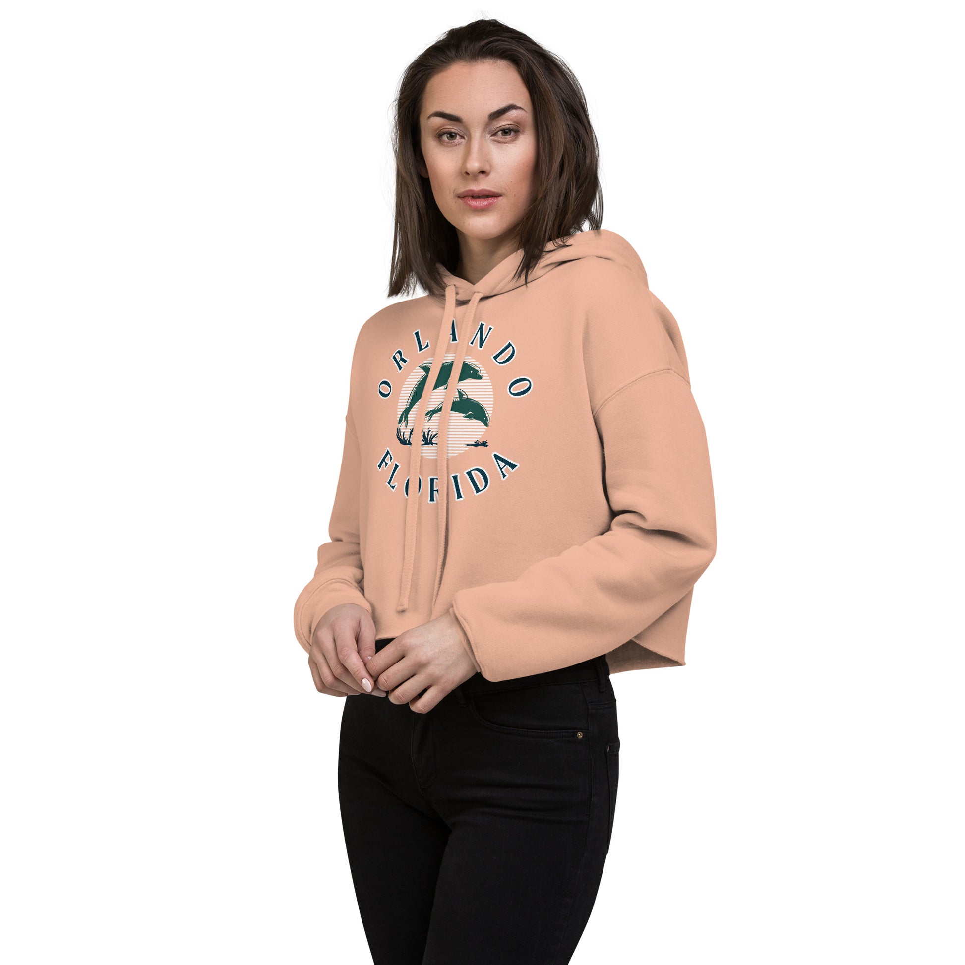 Orlando - Women's Crop Hoodie - Activewear Well