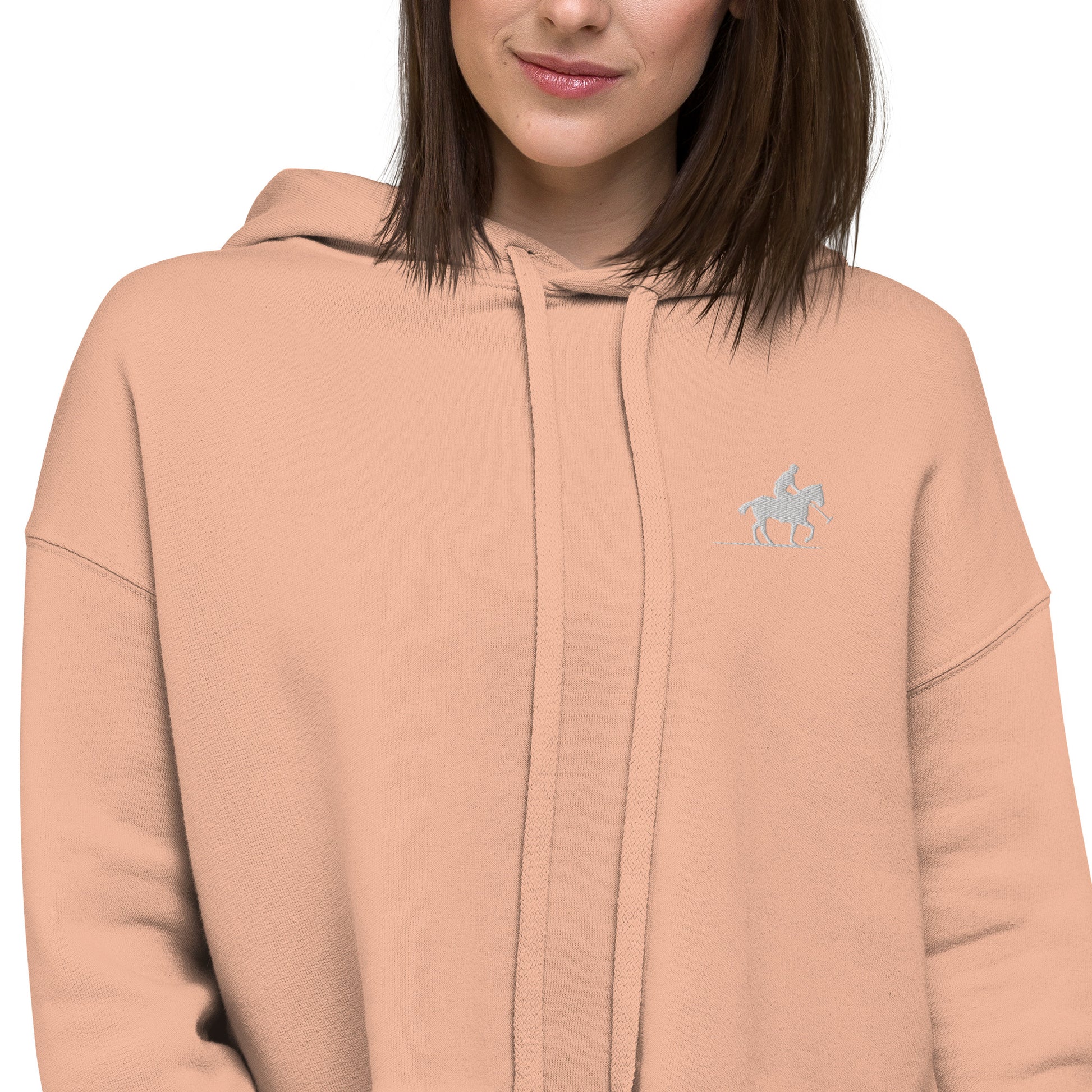 Polo Women's Embroidered Crop Hoodie - Activewear Well