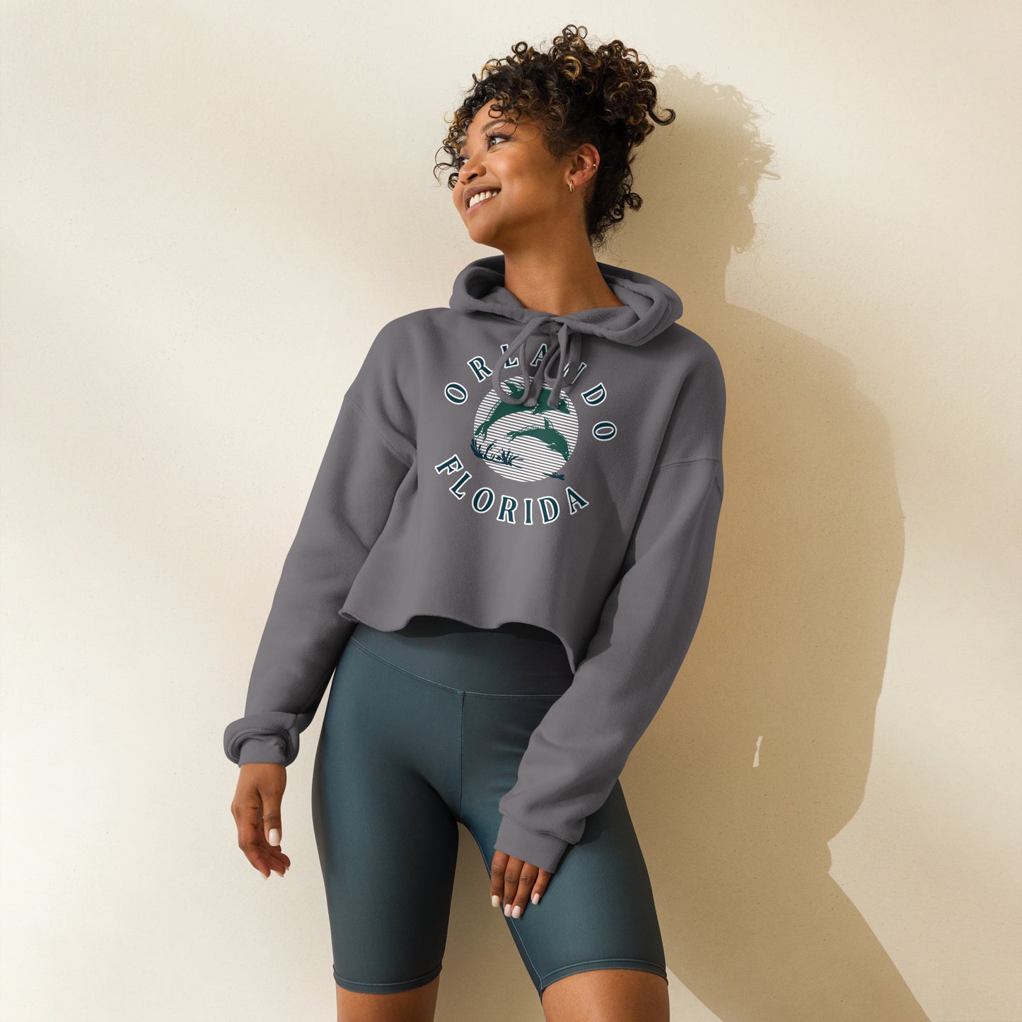 Orlando - Women's Crop Hoodie - Activewear Well