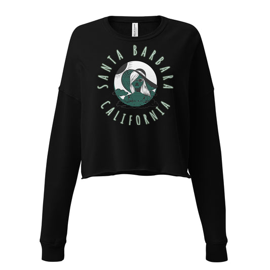 Santa Barbara Women's Crop Sweatshirt - Activewear Well