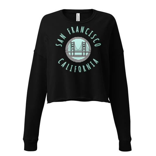 San Francisco Women's Crop Sweatshirt - Activewear Well