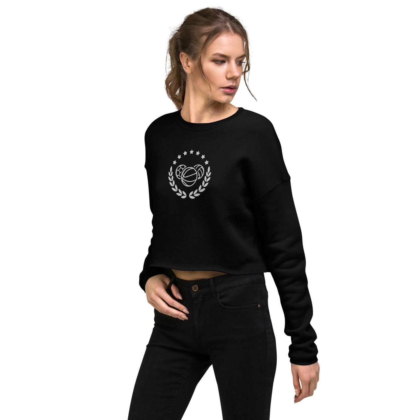 Sports Women's Crop Sweatshirt - Activewear Well