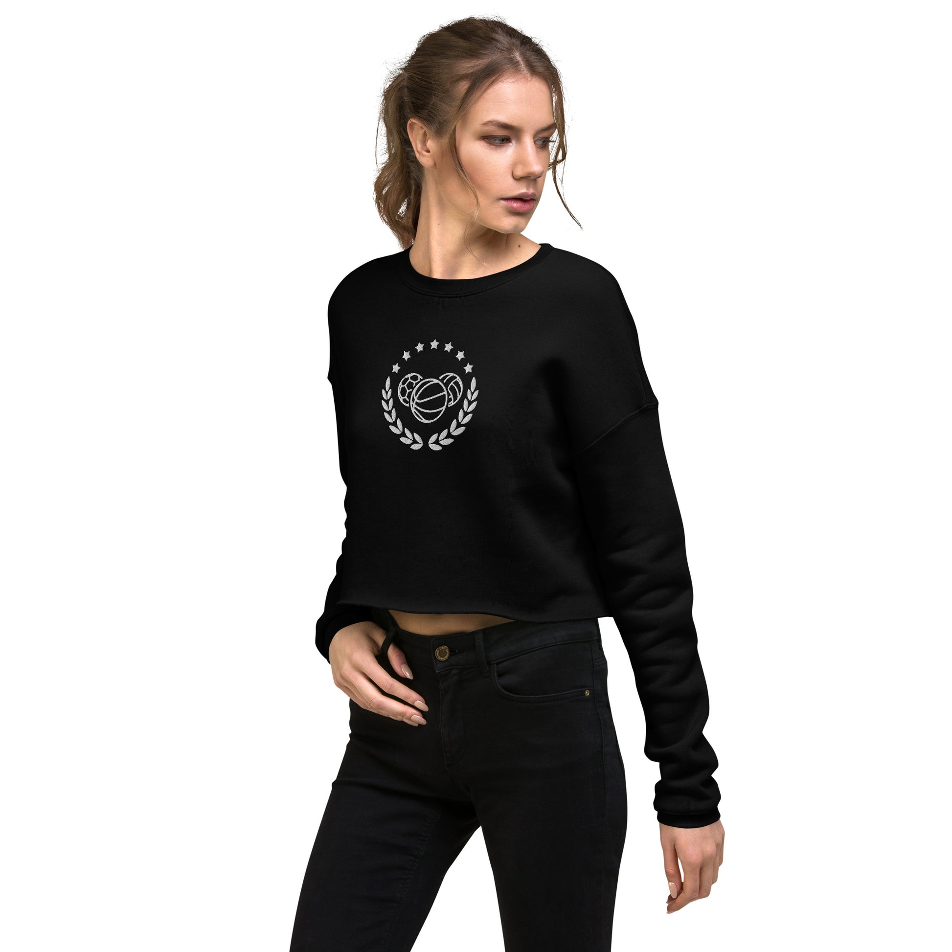 Sports Women's Crop Sweatshirt - Activewear Well