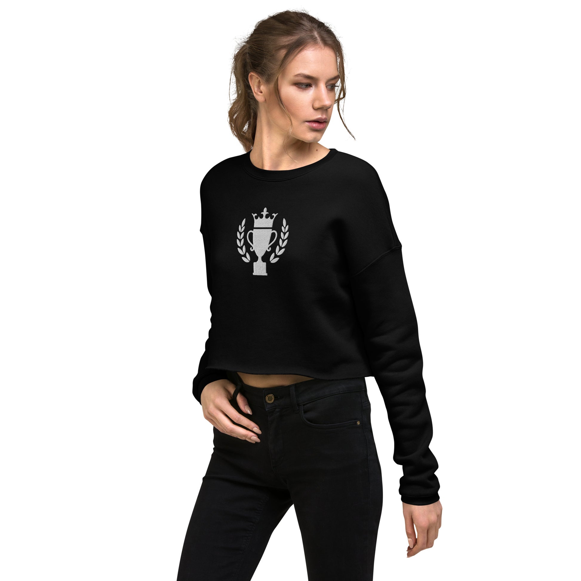 Golf Trophy Women's Crop Sweatshirt - Activewear Well