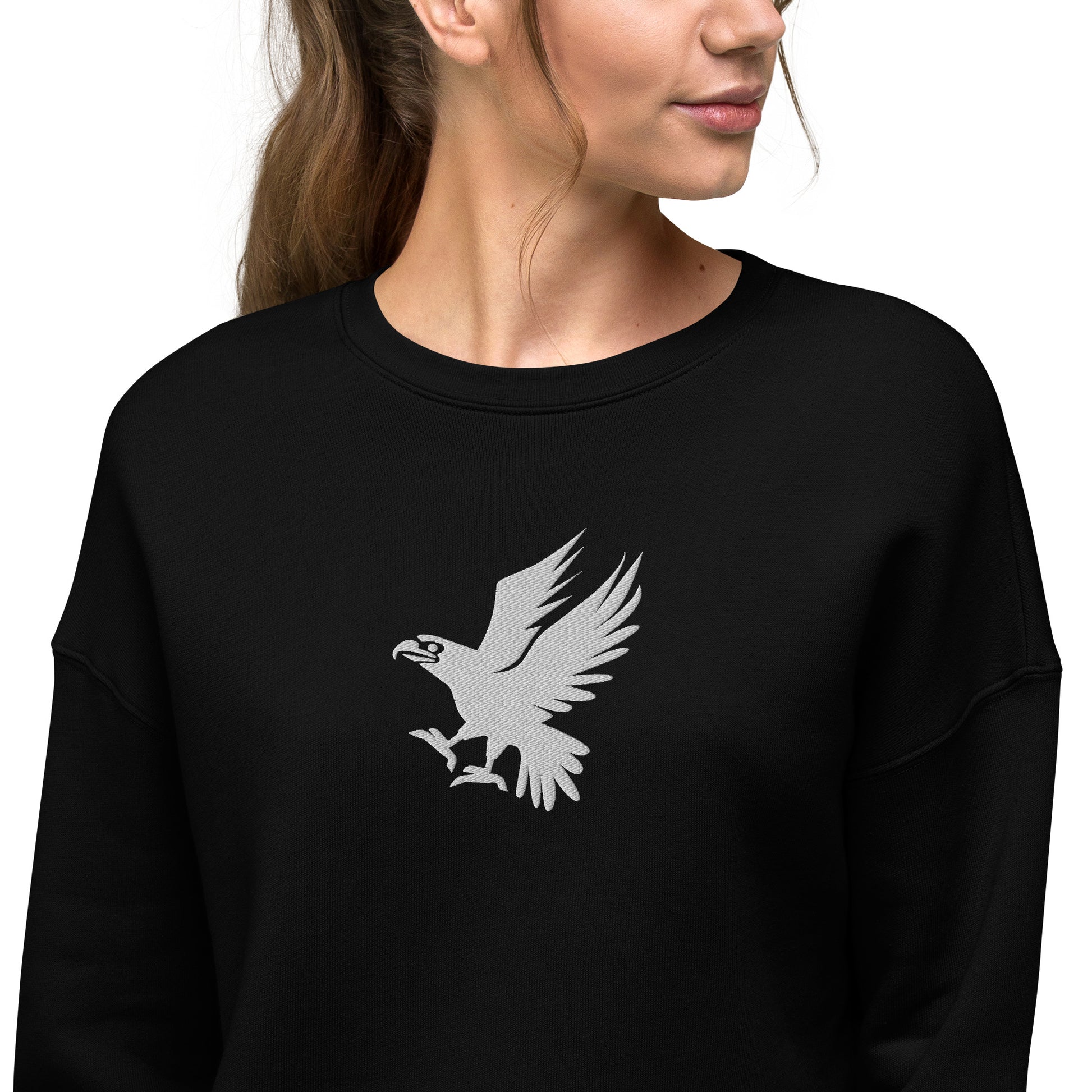 Eagle Women's Crop Sweatshirt - Activewear Well