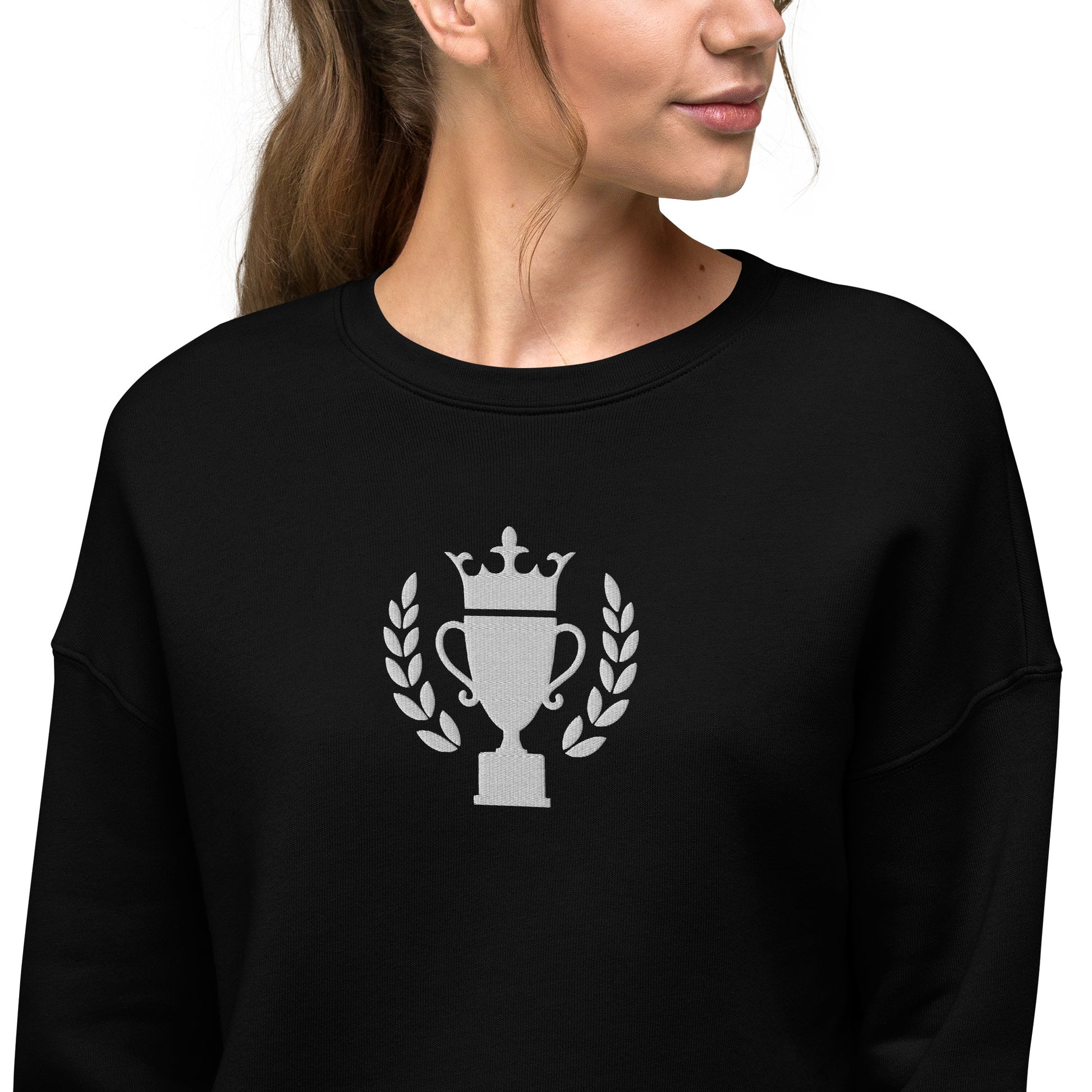 Golf Trophy Women's Crop Sweatshirt - Activewear Well