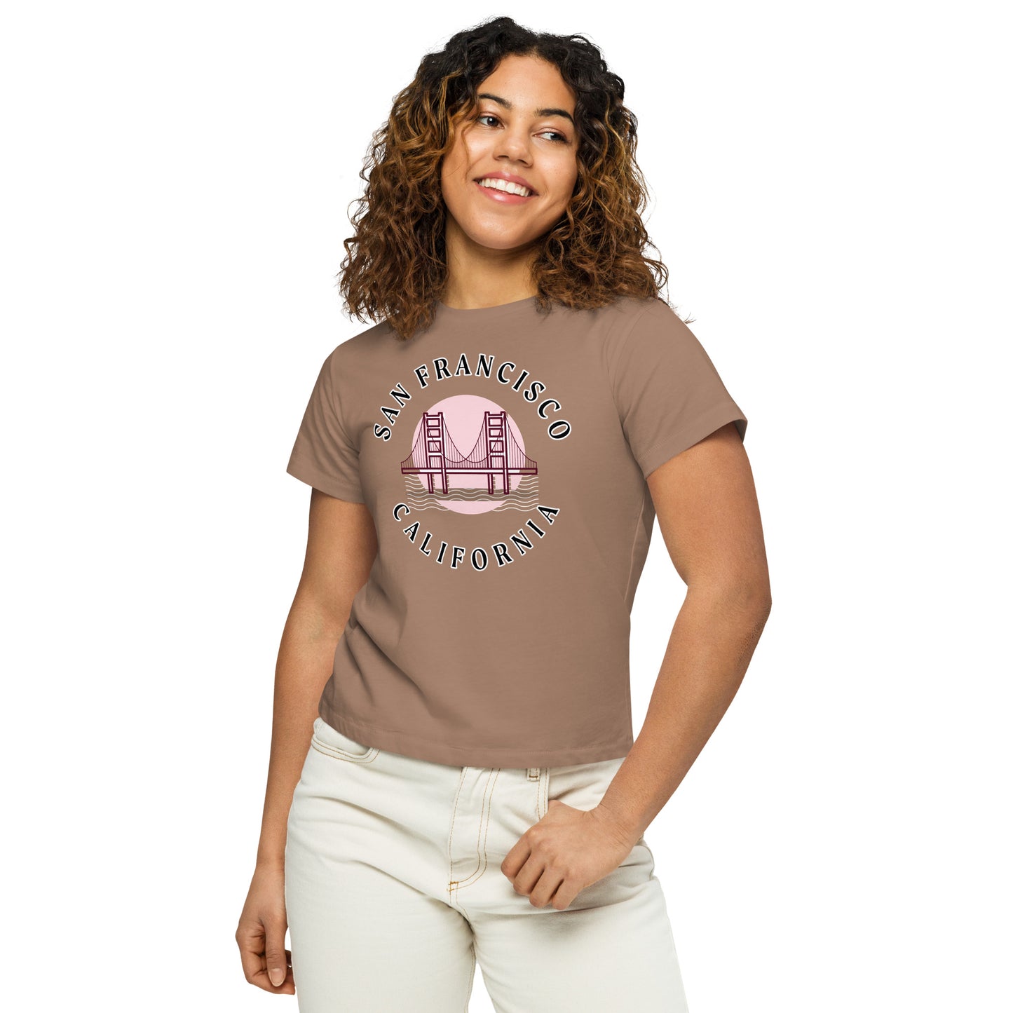 San Francisco Women’s High-Waisted T-Shirt - Activewear Well