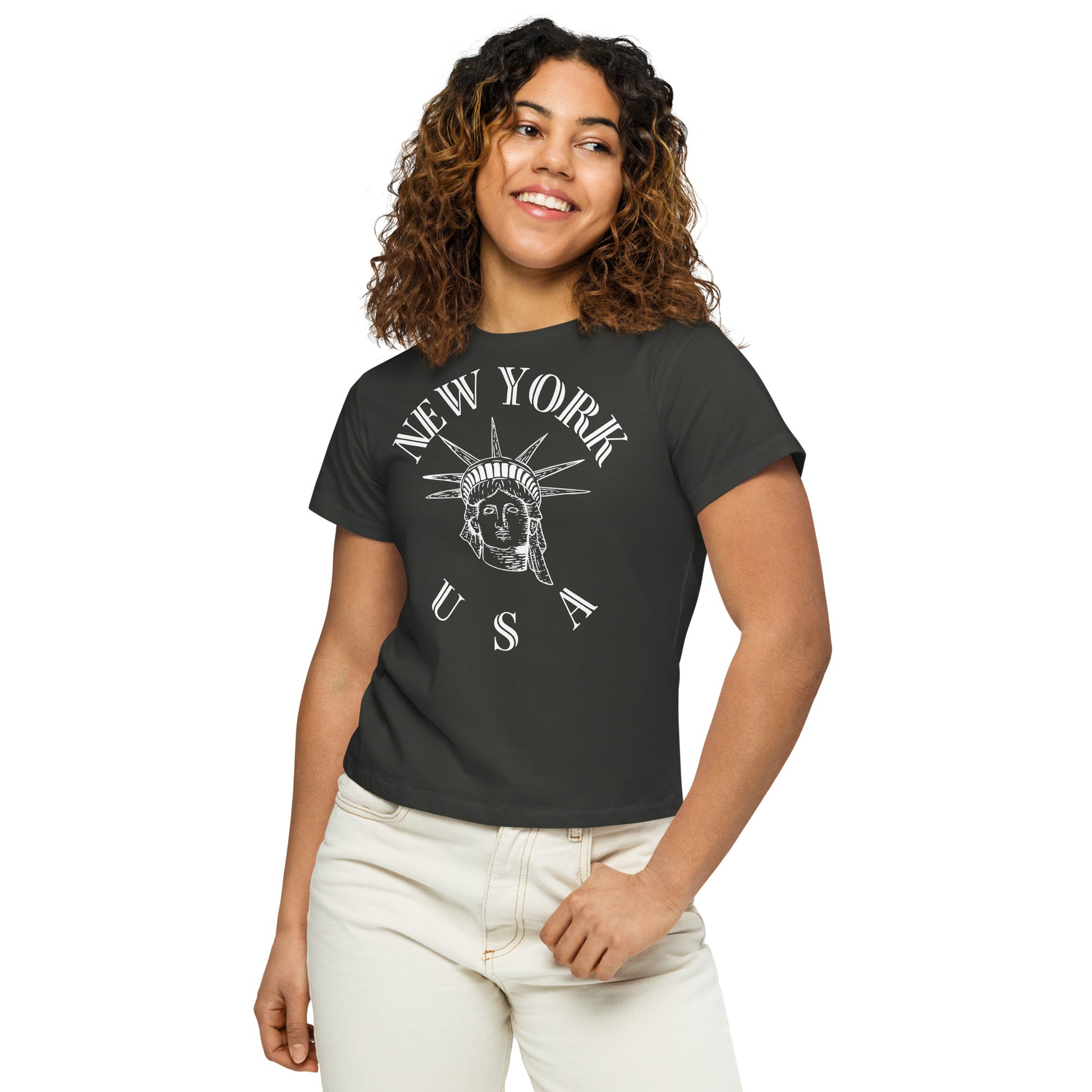 New York Women’s High-Waisted T-Shirt - Activewear Well