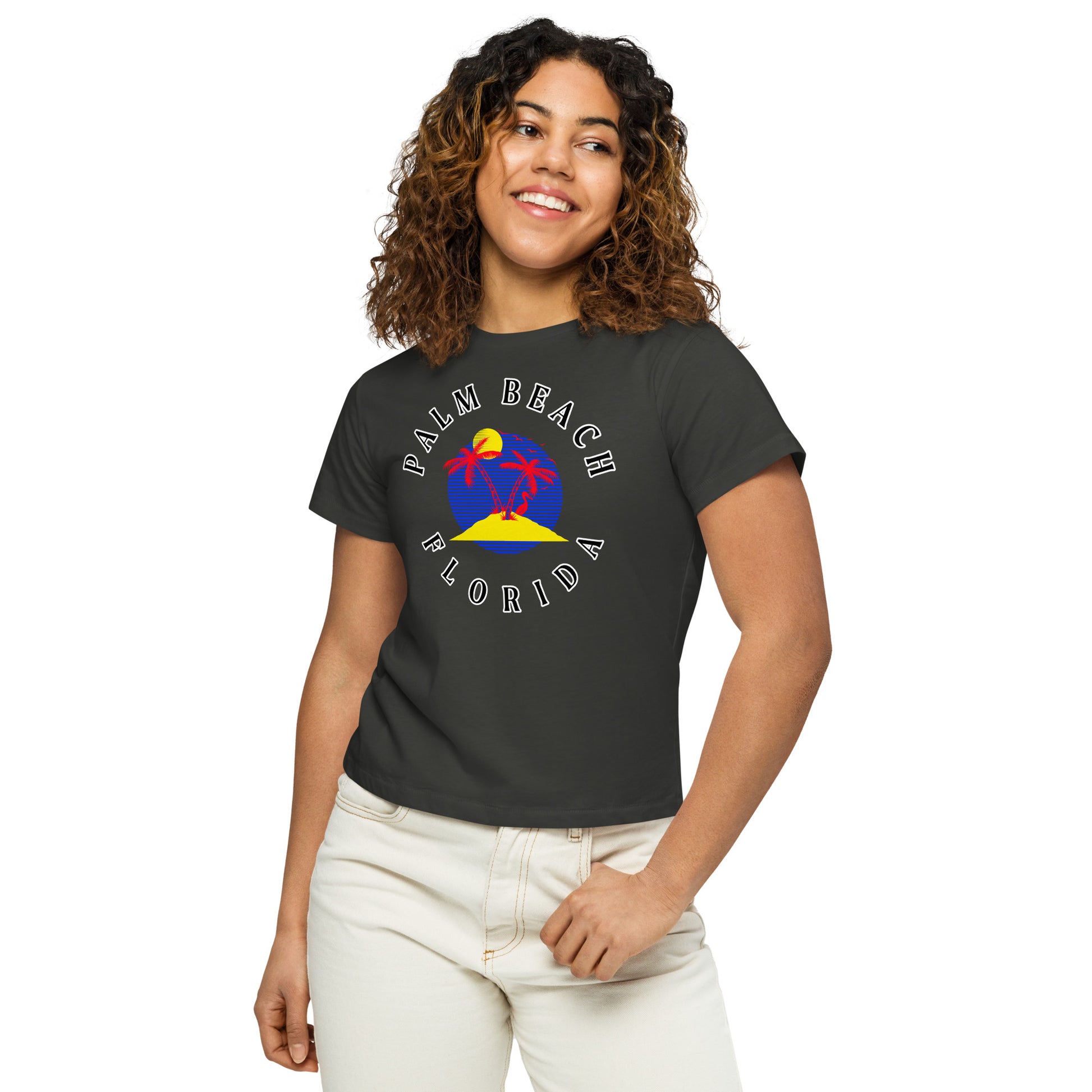 Palm Beach Women’s High-Waisted T-Shirt - Activewear Well