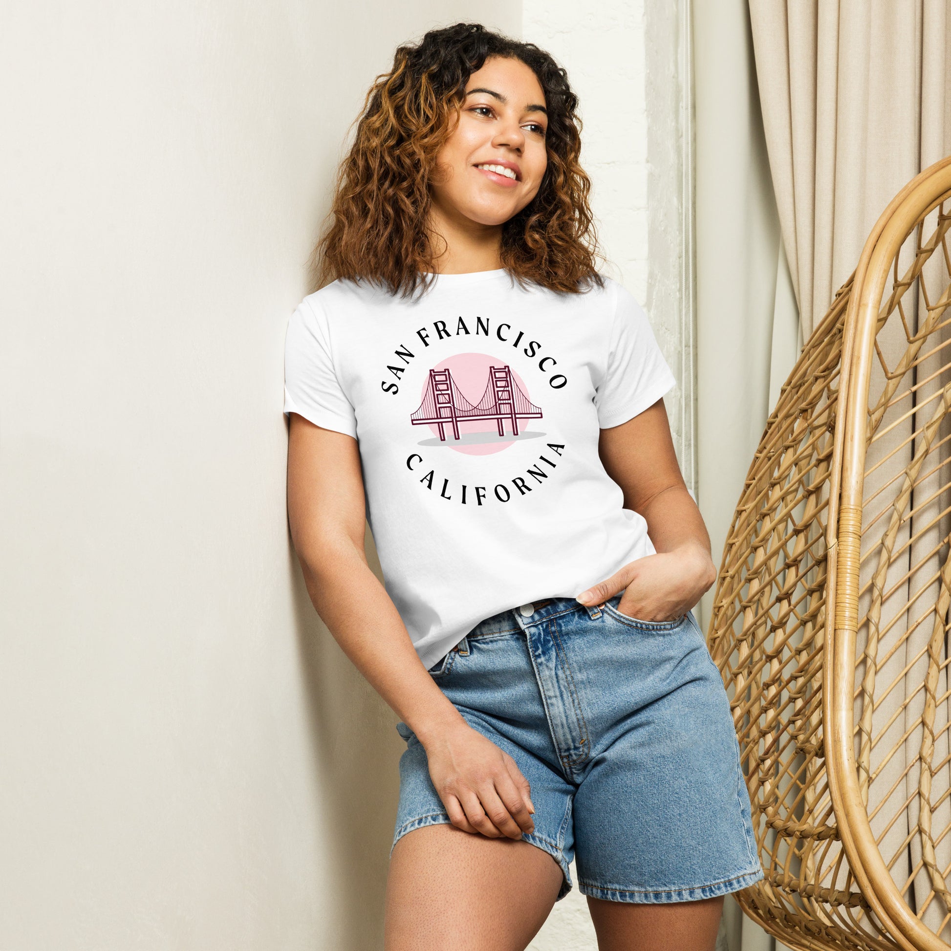 San Francisco Women’s High-Waisted T-Shirt - Activewear Well