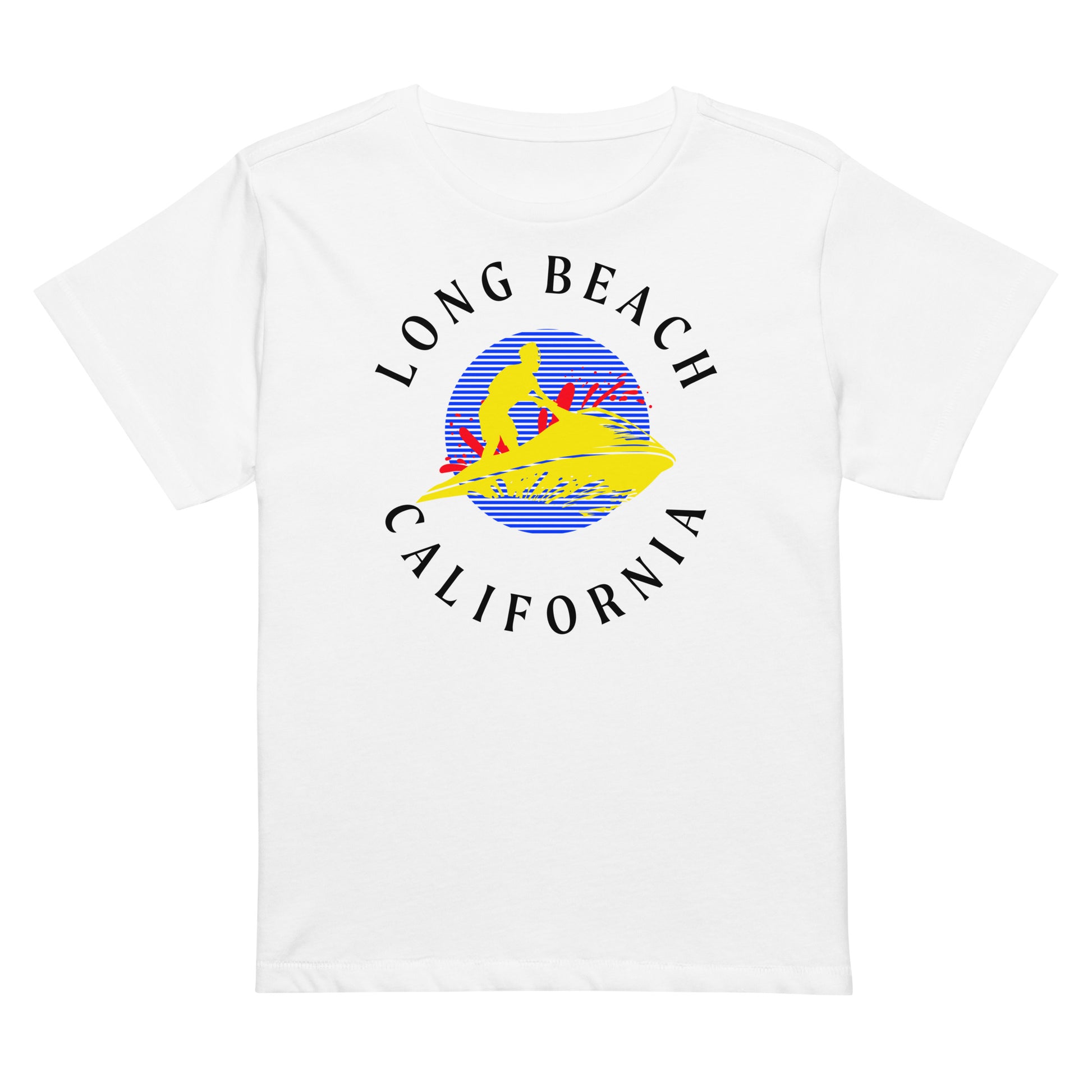 Long Beach Women’s High-Waisted T-Shirt - Activewear Well