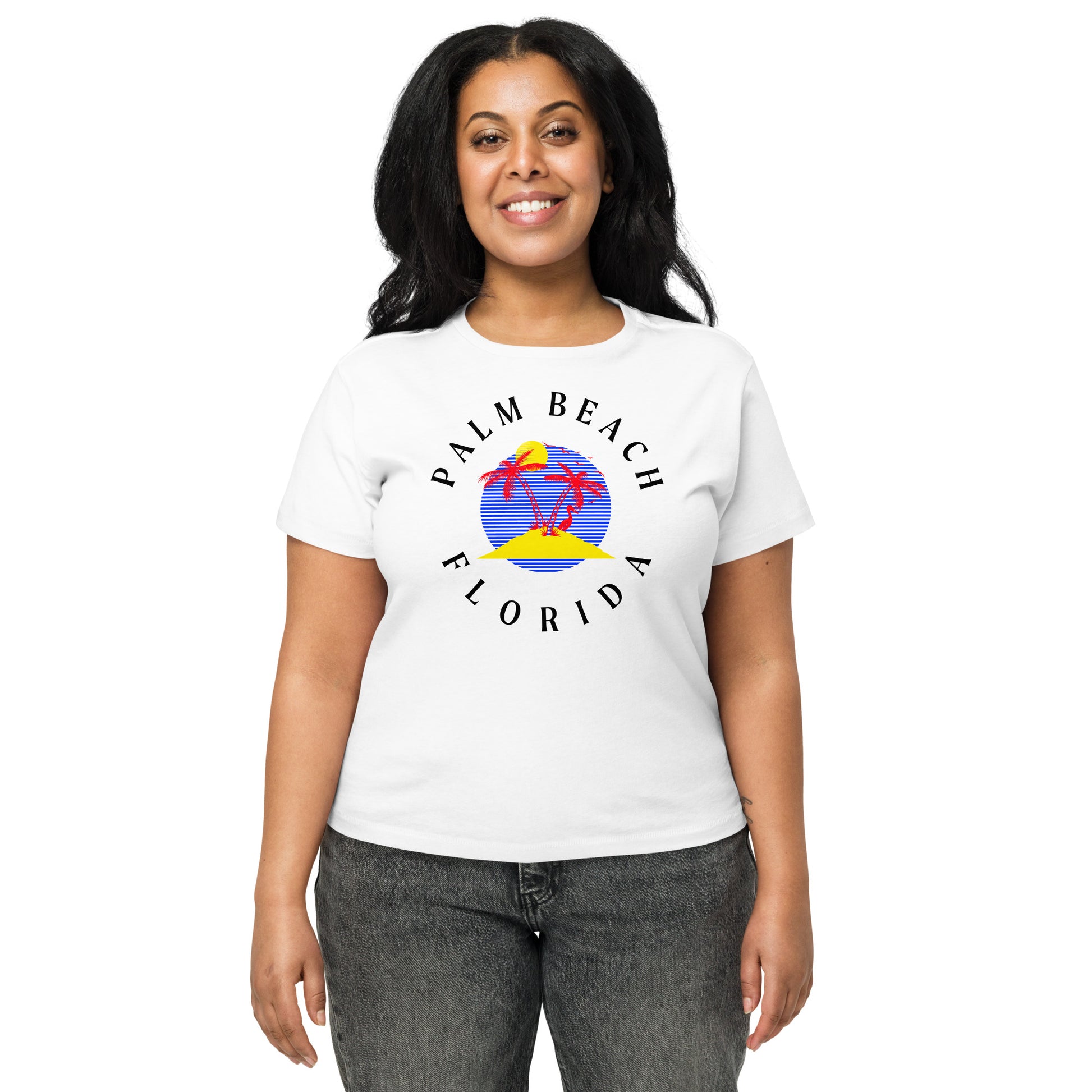 Palm Beach Women’s High-Waisted T-Shirt - Activewear Well