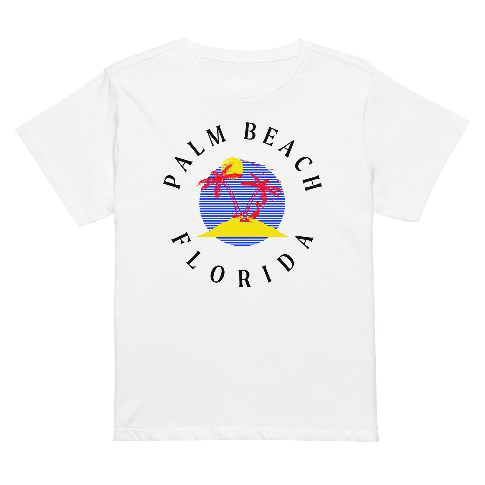 Palm Beach Women’s High-Waisted T-Shirt - Activewear Well