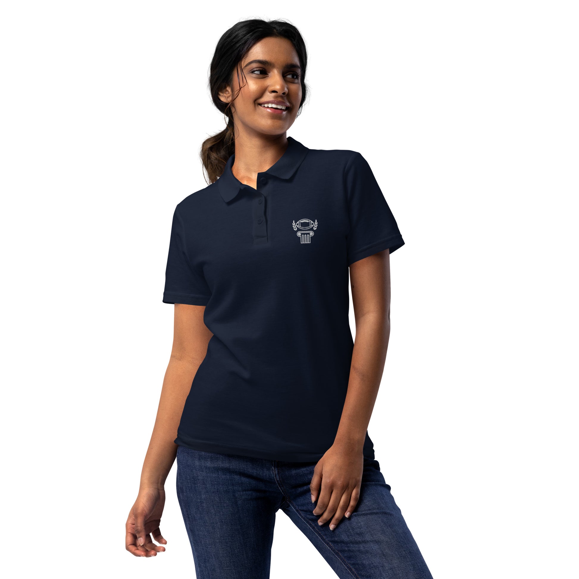Football Women’s Pique Polo Shirt - Activewear Well