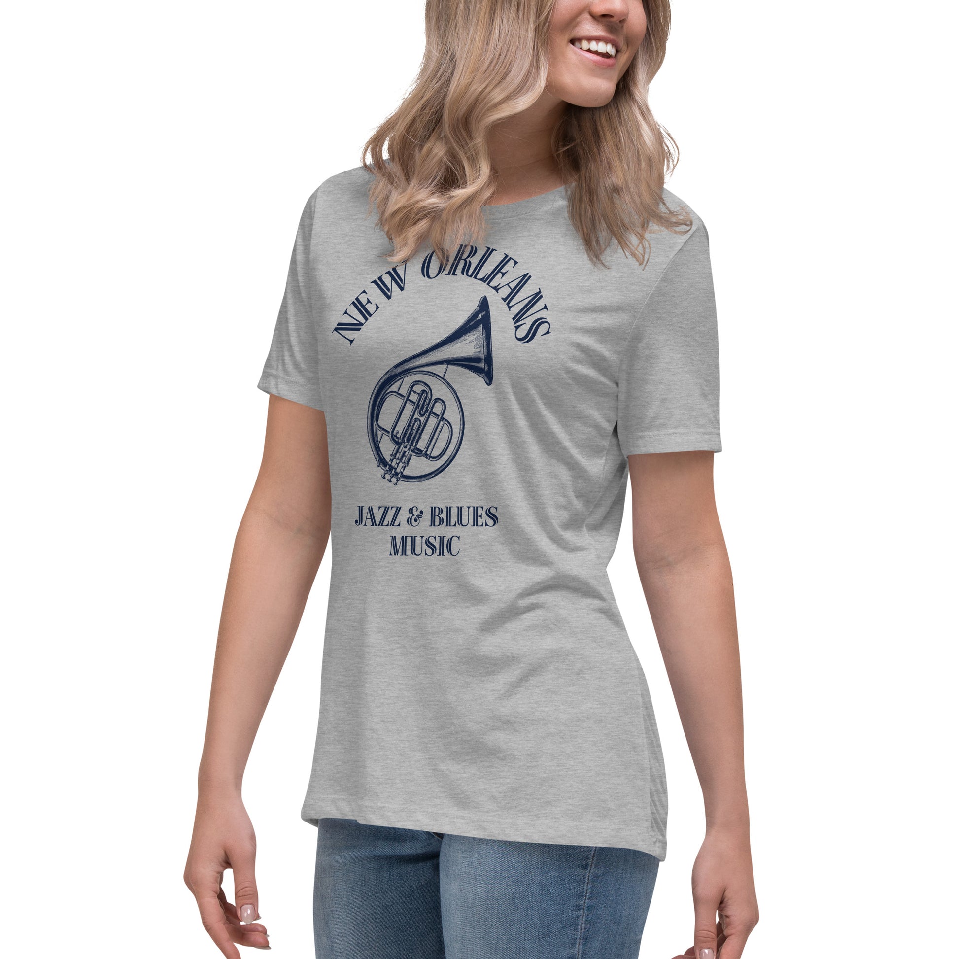 New Orleans MusicWomen's Relaxed T-Shirt - Activewear Well