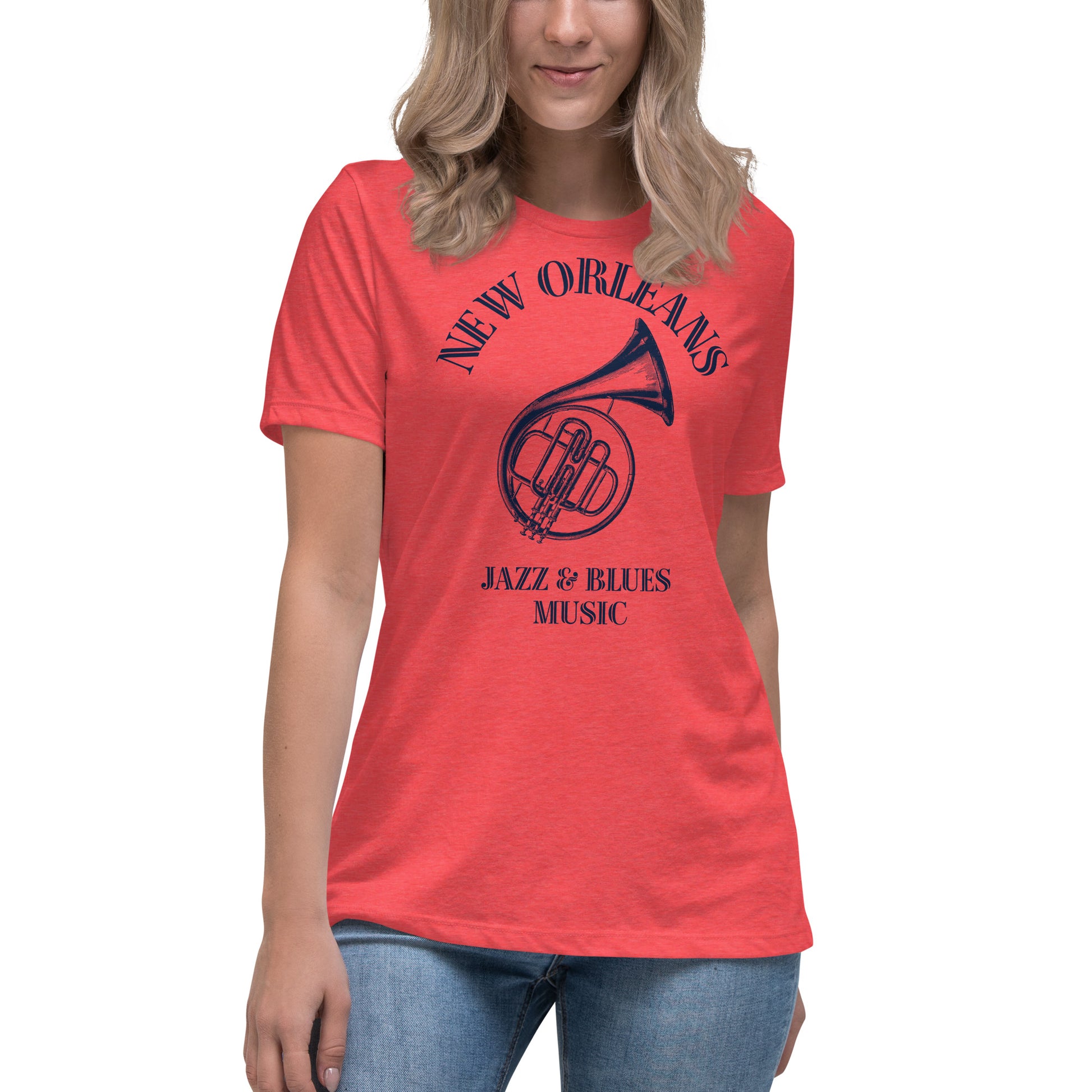New Orleans MusicWomen's Relaxed T-Shirt - Activewear Well