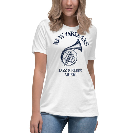 New Orleans MusicWomen's Relaxed T-Shirt - Activewear Well